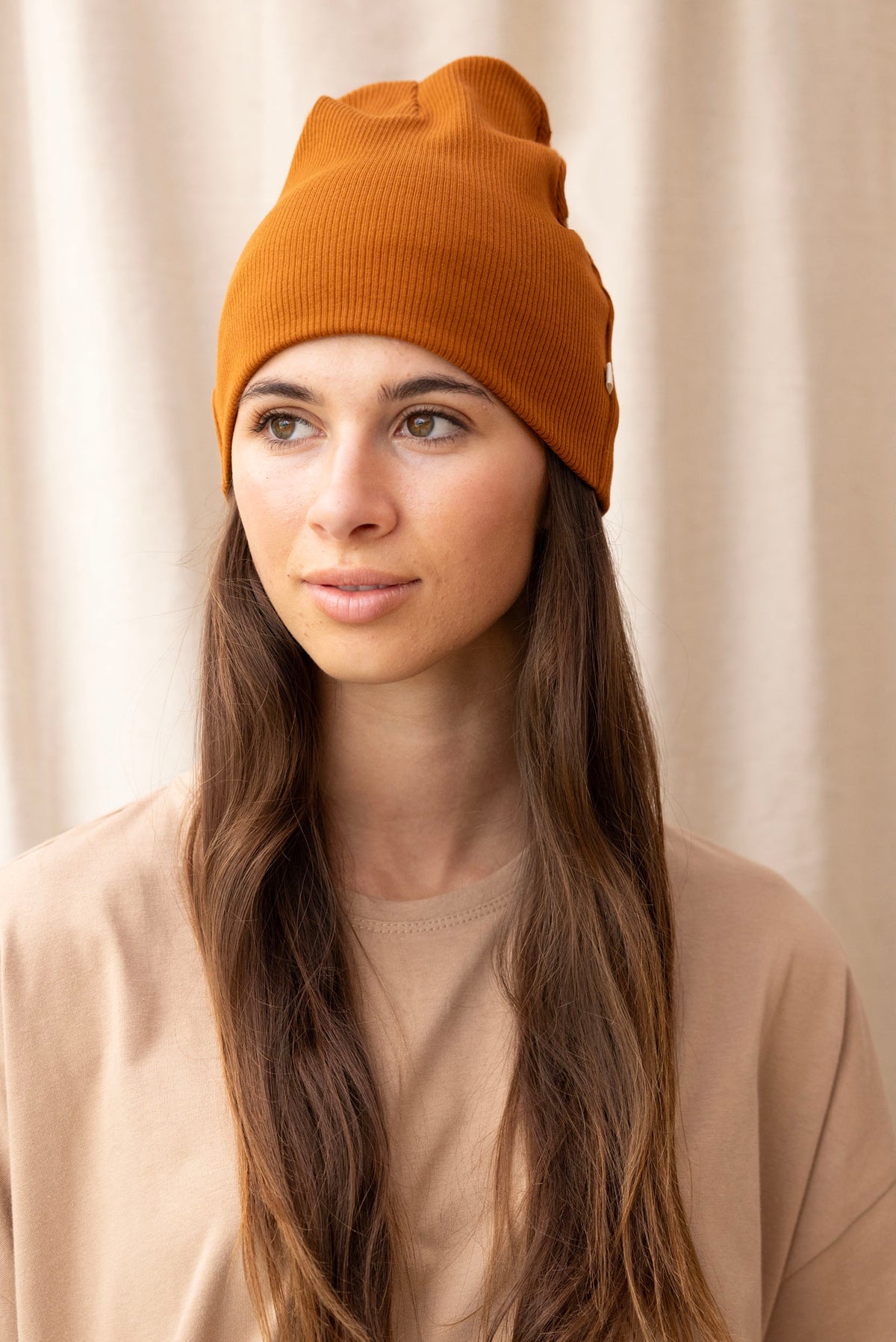 Rib Beanie | Copper - ReCreate Clothing