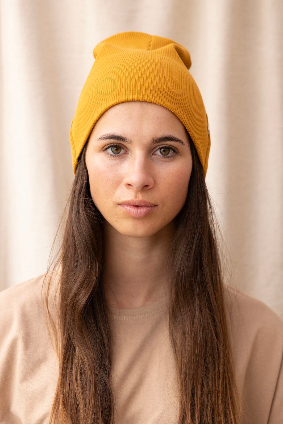 Rib Beanie | Marigold - ReCreate Clothing