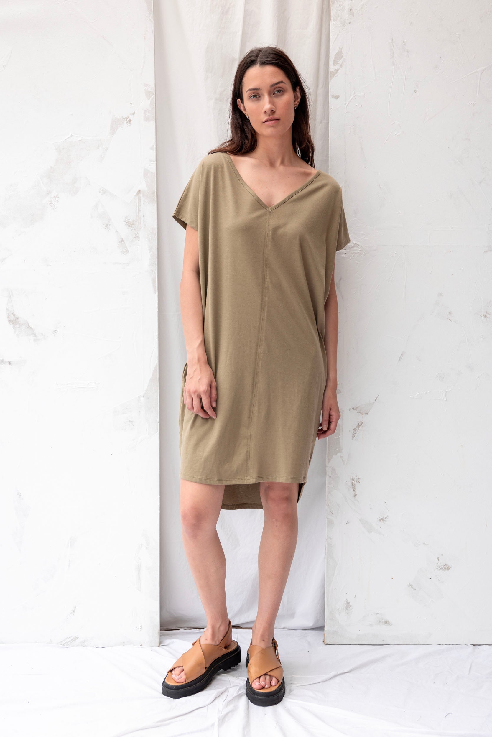 Arc Dress | Olive