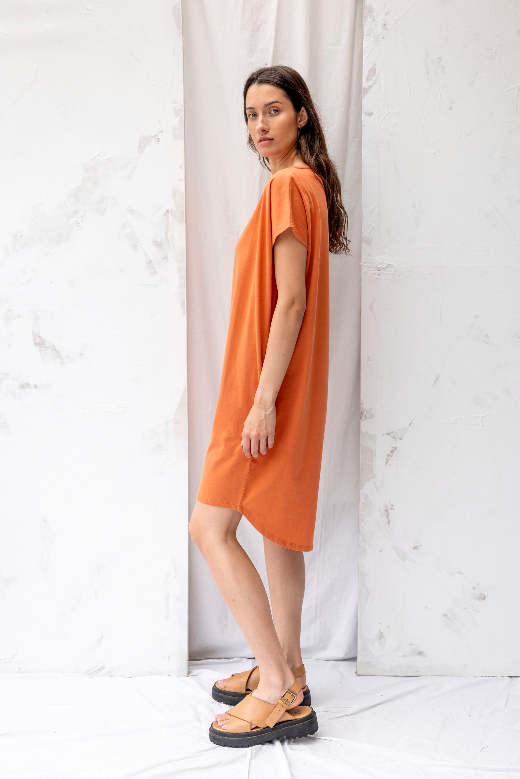 Arc Dress | Terracotta