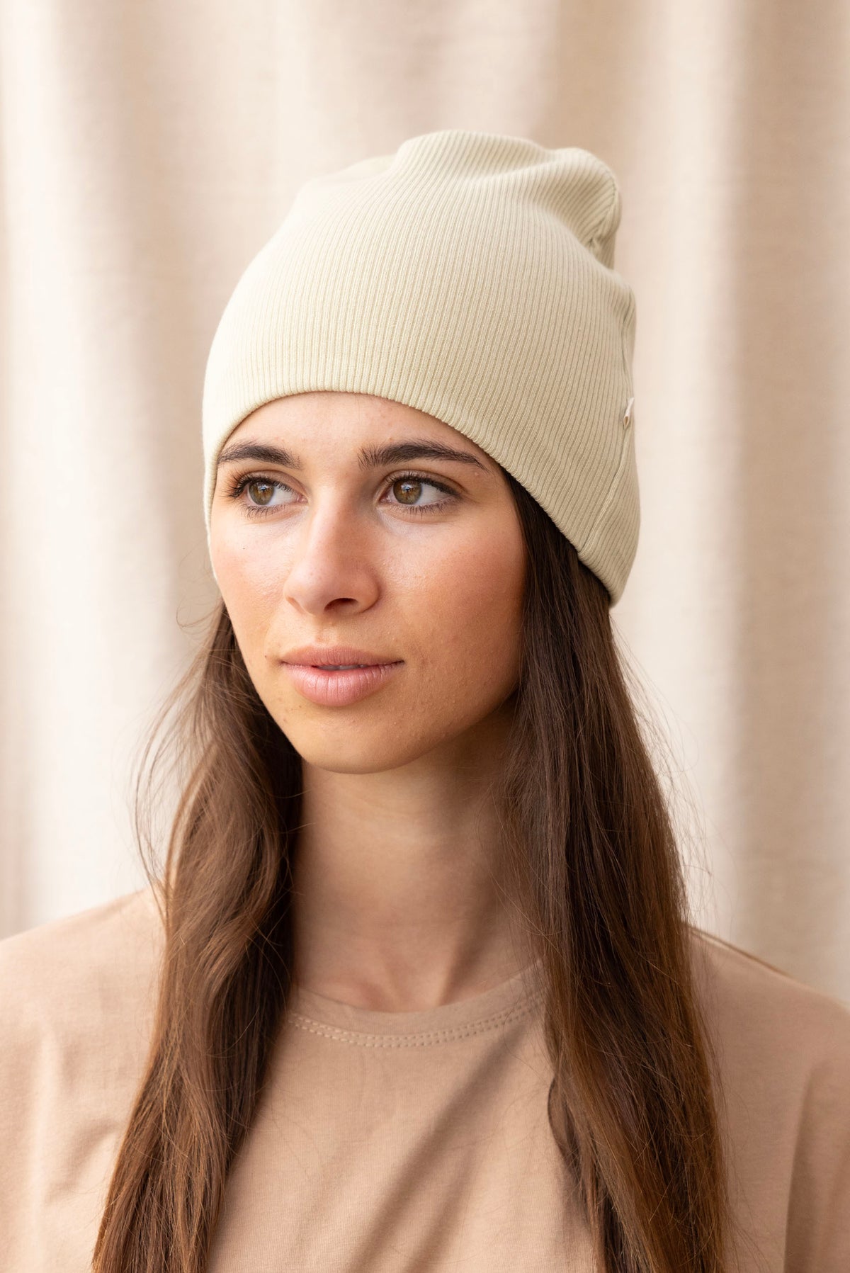 Rib Beanie | Green Tea - ReCreate Clothing