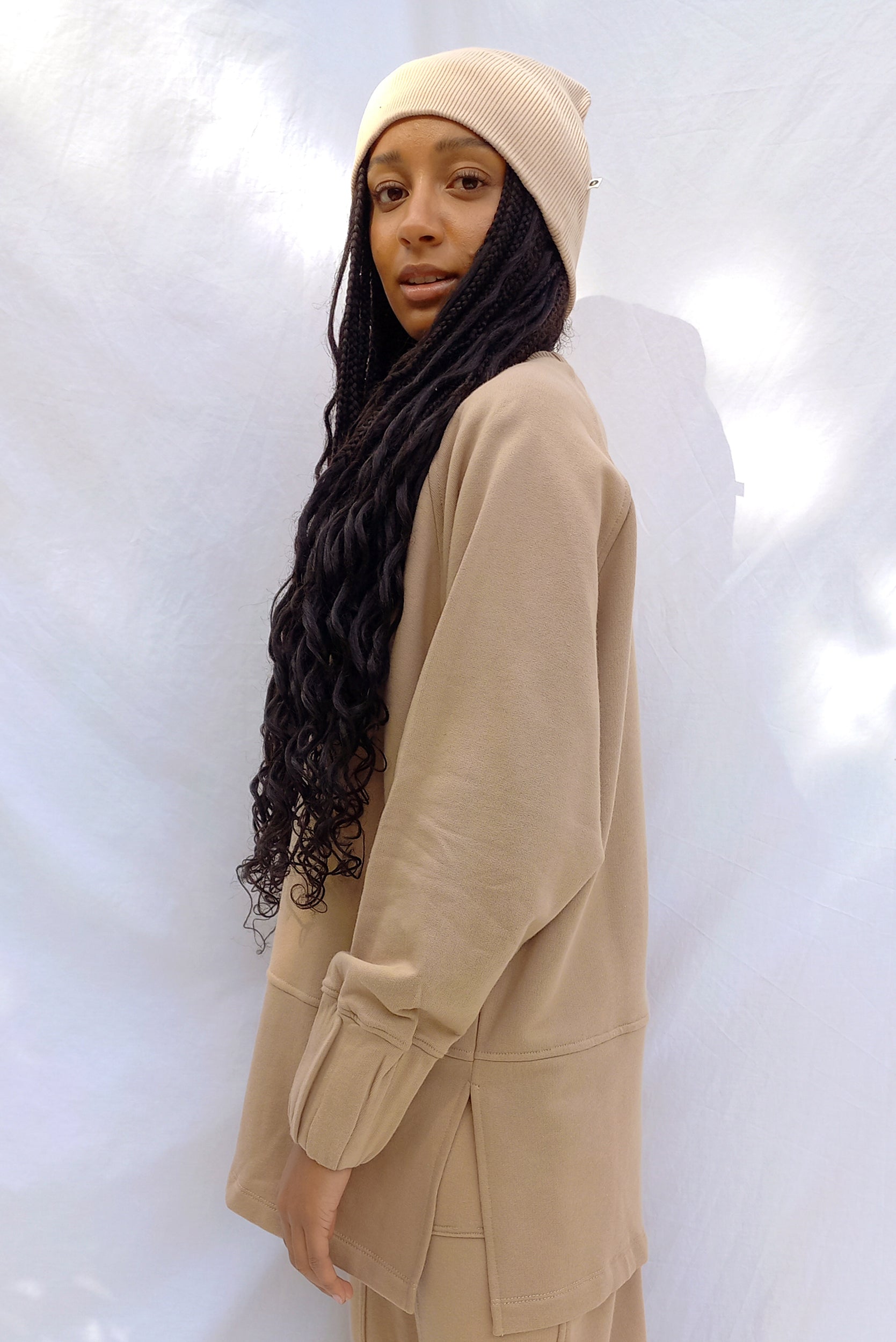 Rib Beanie | Blush - ReCreate Clothing