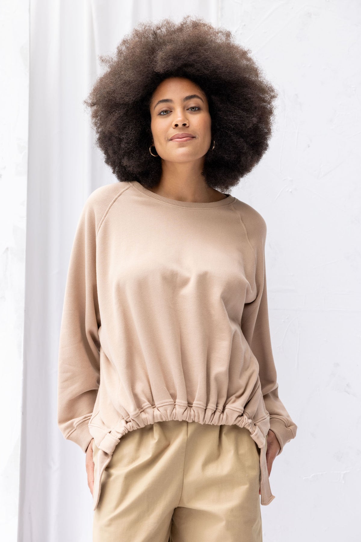 Forest Sweatshirt | Sandstone - ReCreate Clothing