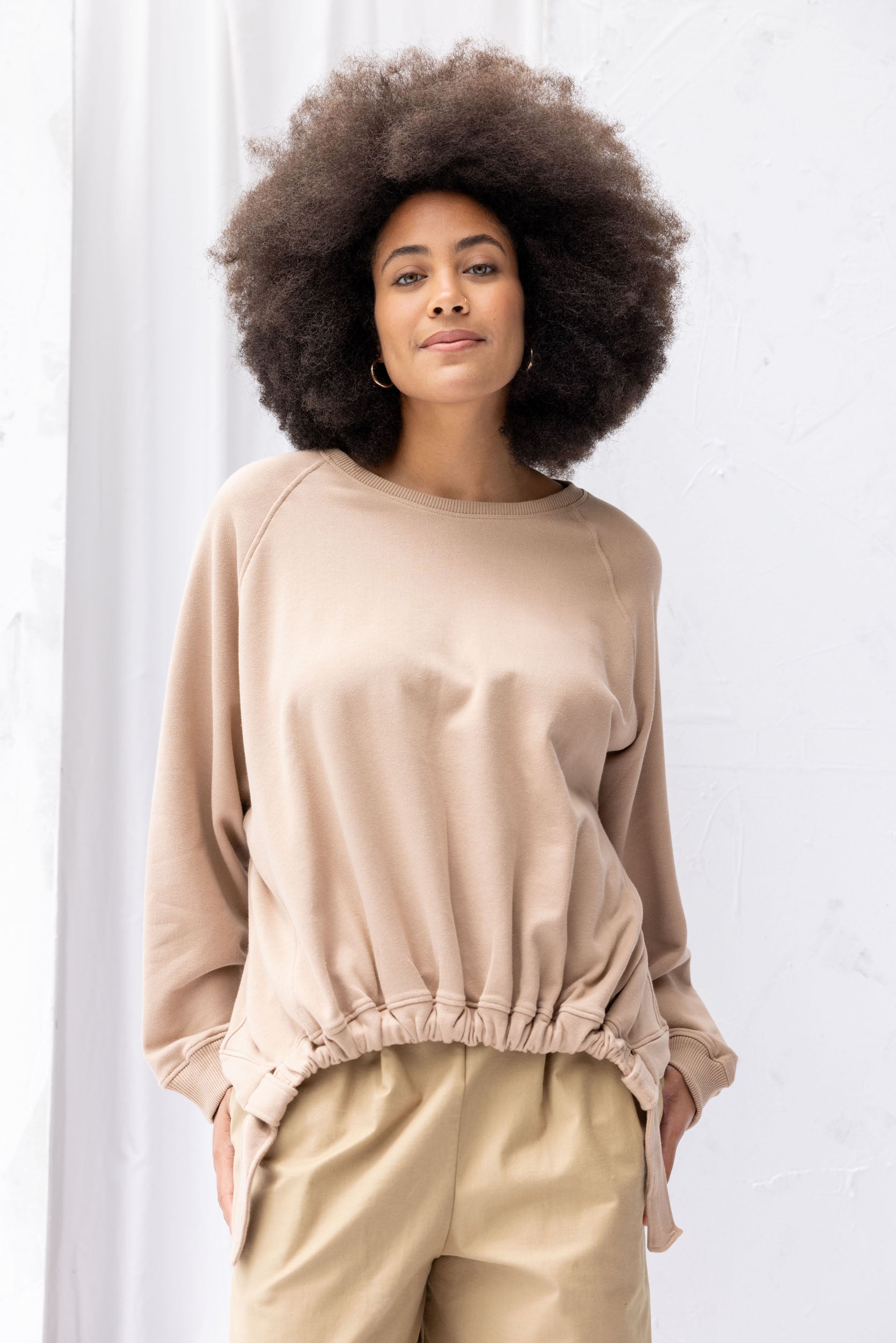 Forest Sweatshirt | Sandstone - ReCreate Clothing