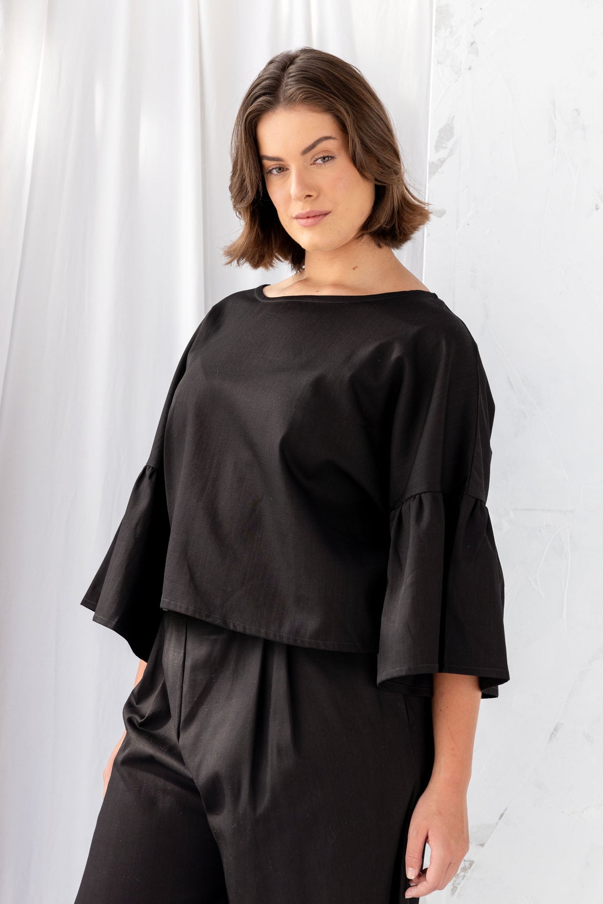 Friday Denim Top | Black - ReCreate Clothing