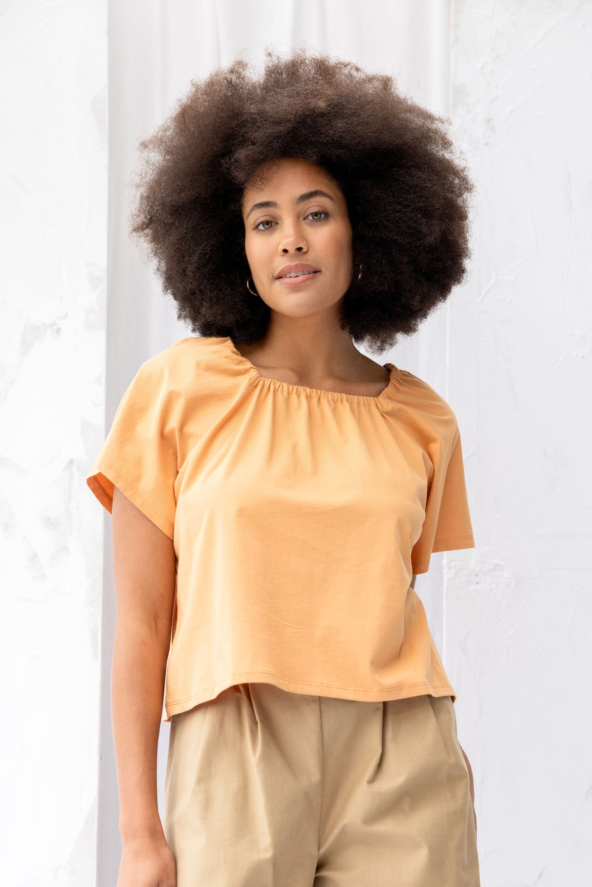 Madison Top | Cantaloupe - ReCreate Clothing