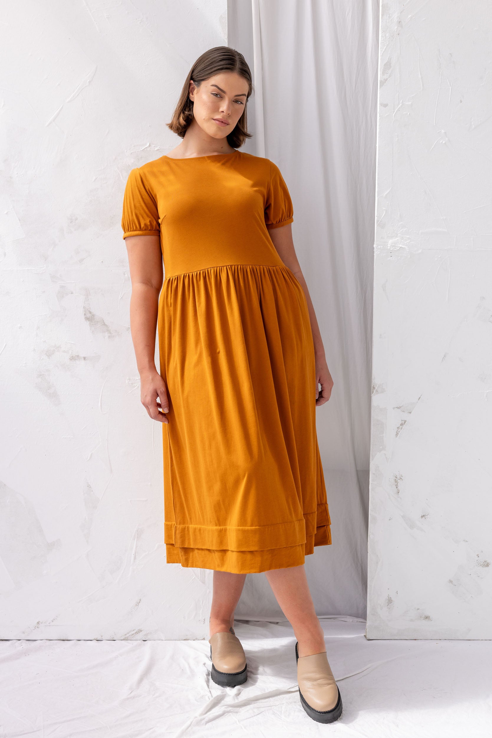 River Dress | Rust - ReCreate Clothing