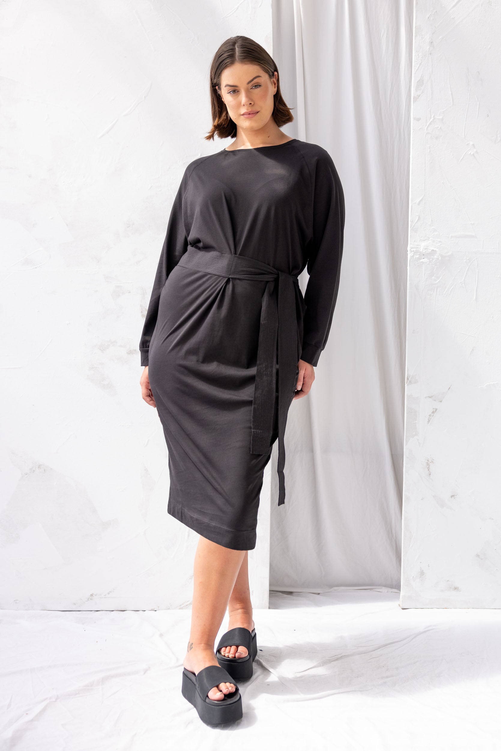 Unbound Dress | Black - ReCreate Clothing