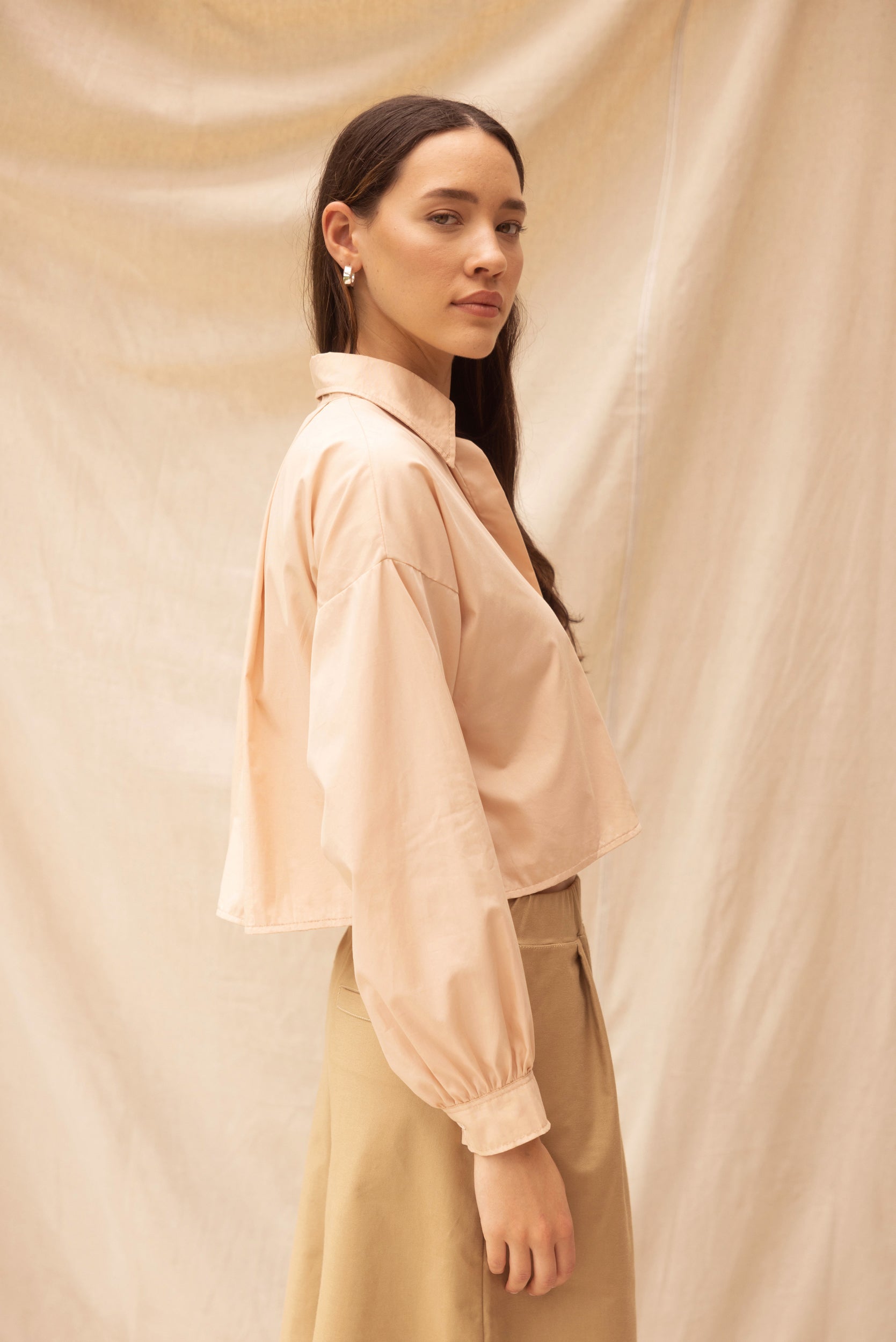 Boxy Shirt | Blush - ReCreate Clothing