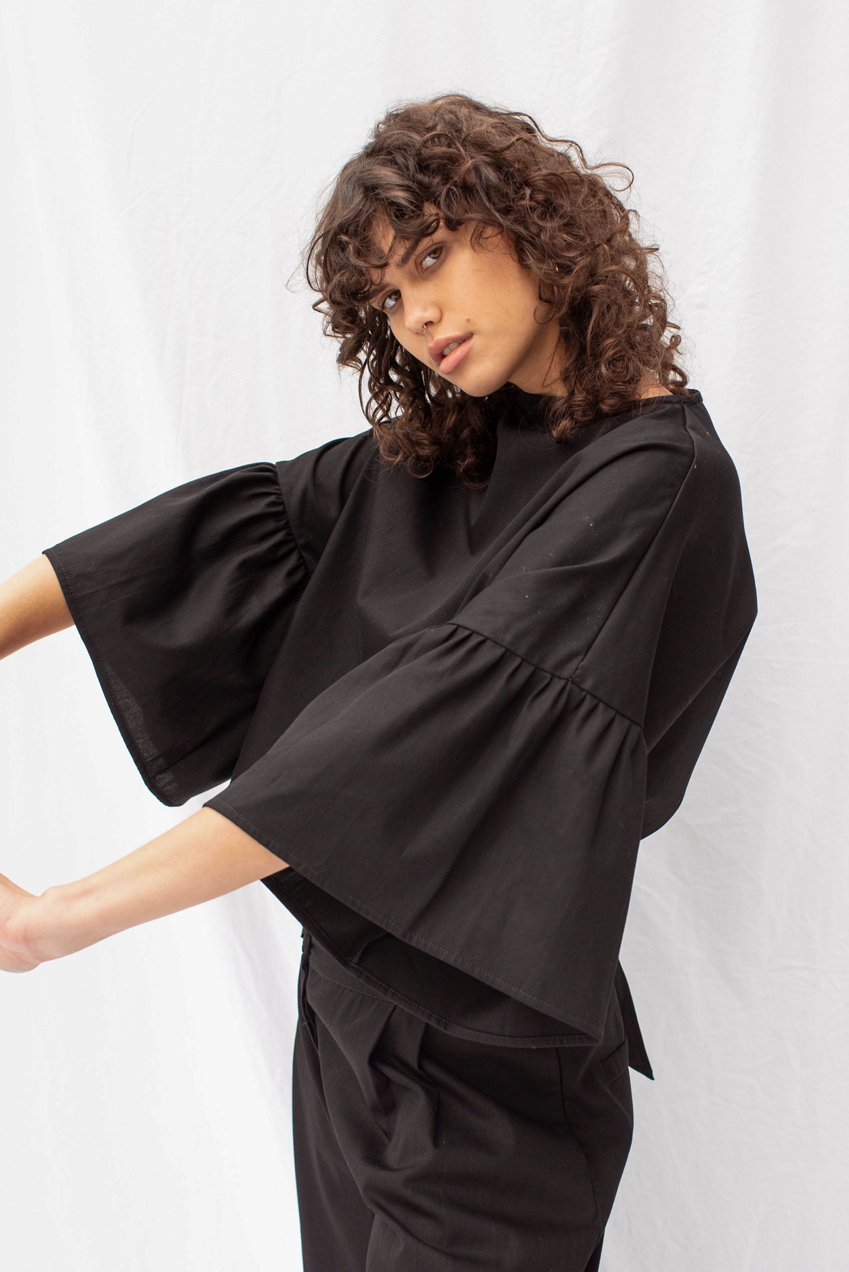 Friday Denim Top | Black - ReCreate Clothing