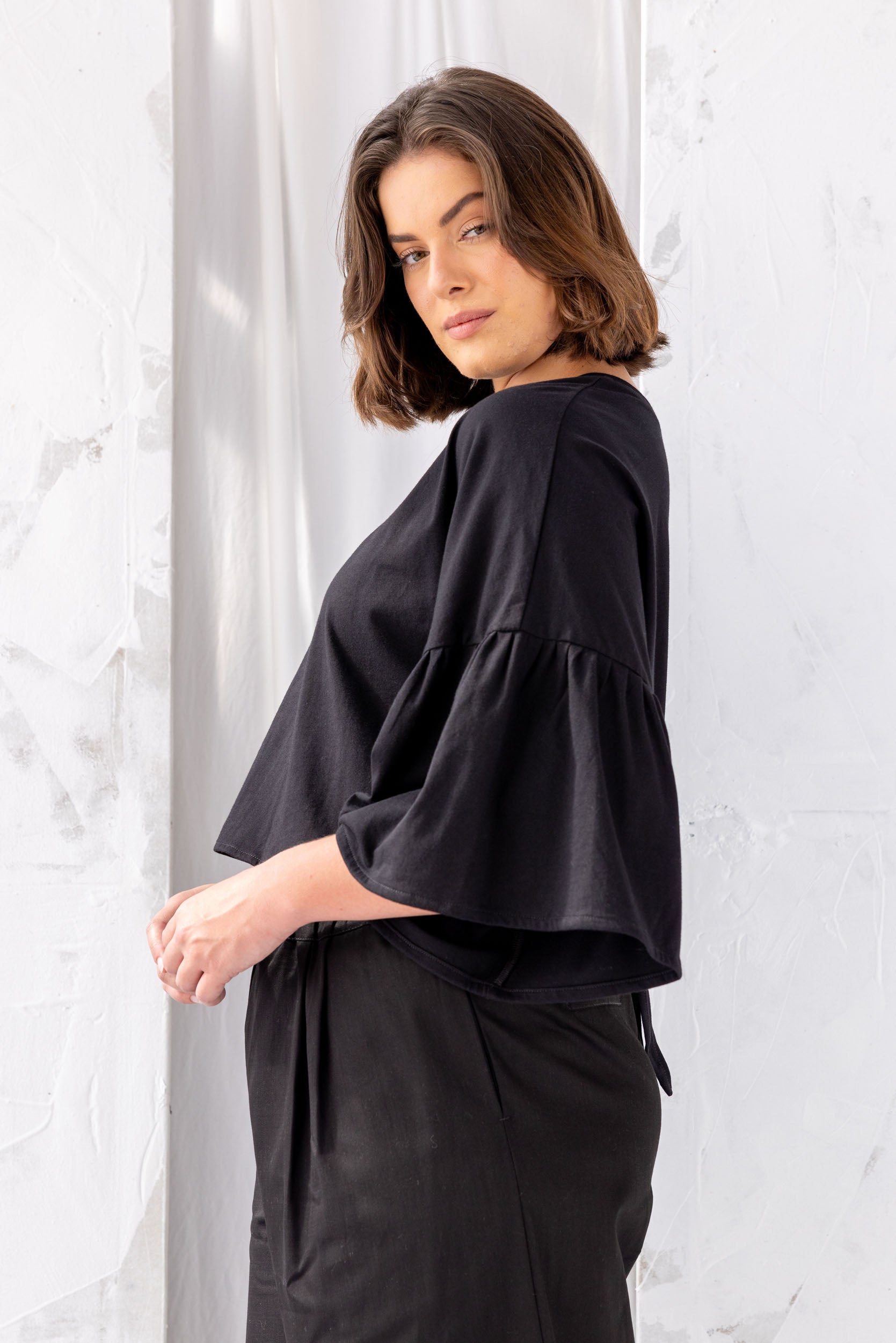 Friday Top | Black - ReCreate Clothing