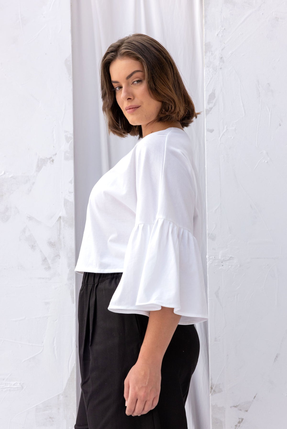 Friday Top | White - ReCreate Clothing