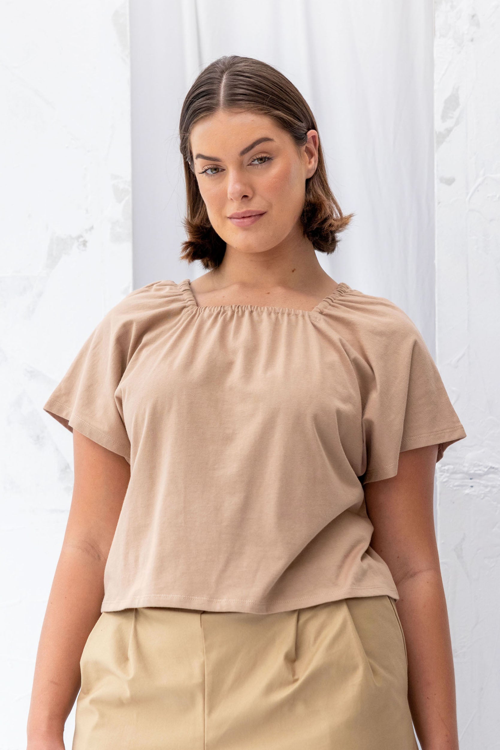 Madison Top | Clay - ReCreate Clothing