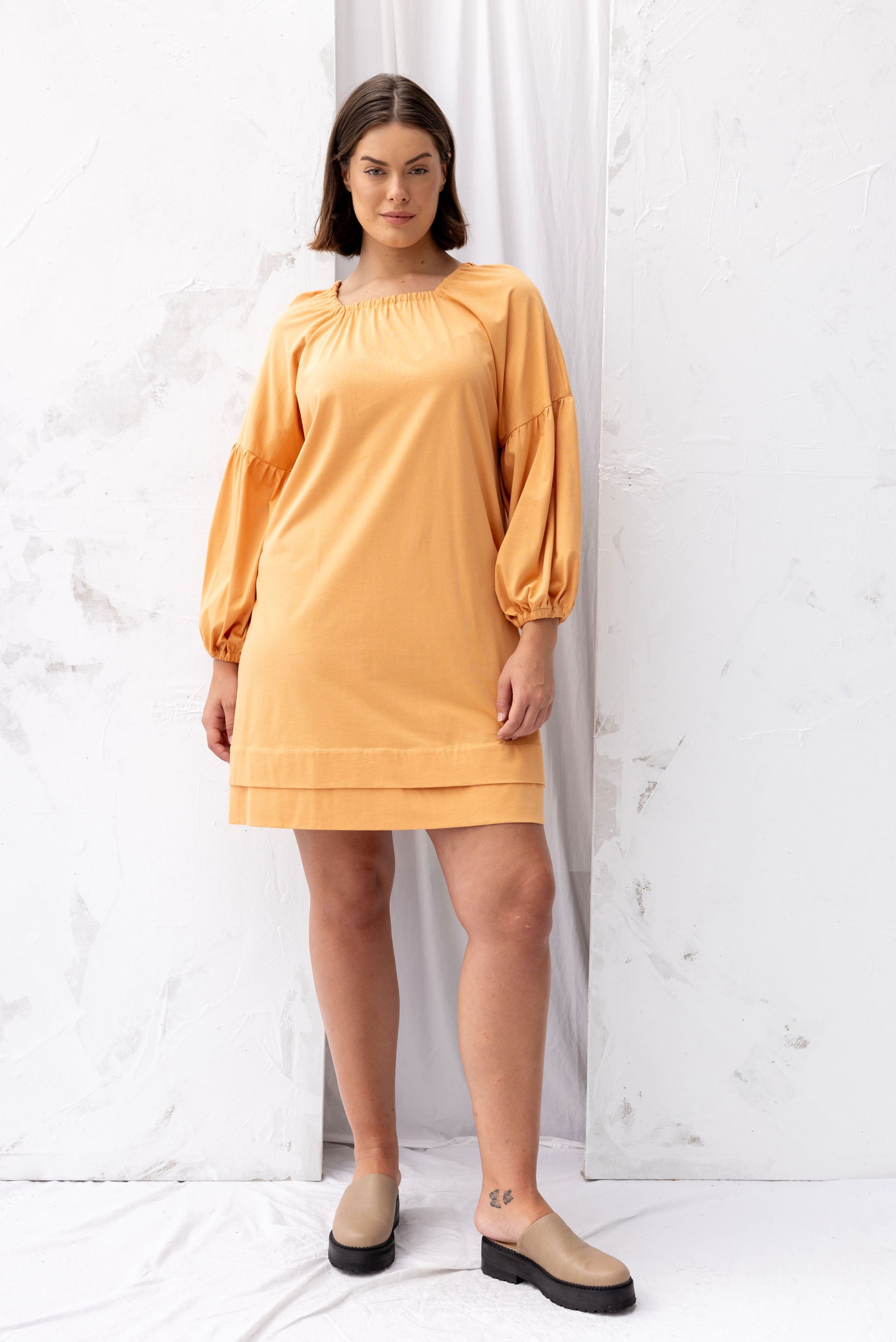 Mahina Dress | Cantaloupe - ReCreate Clothing