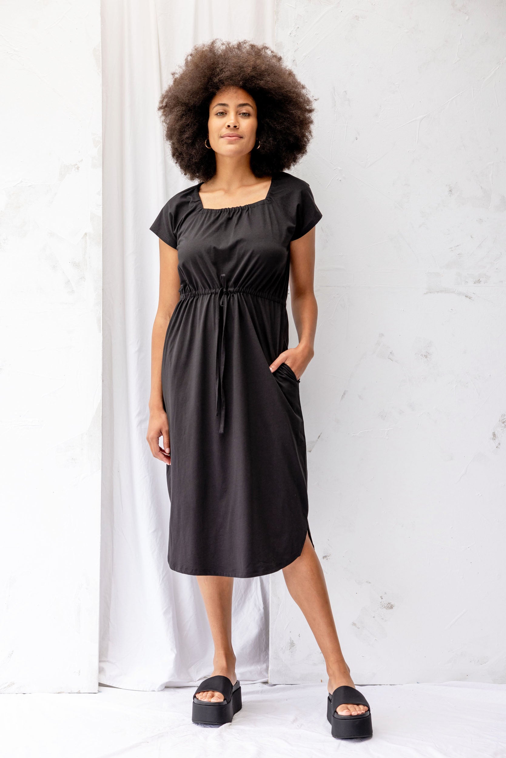 Remmy Dress | Black - ReCreate Clothing