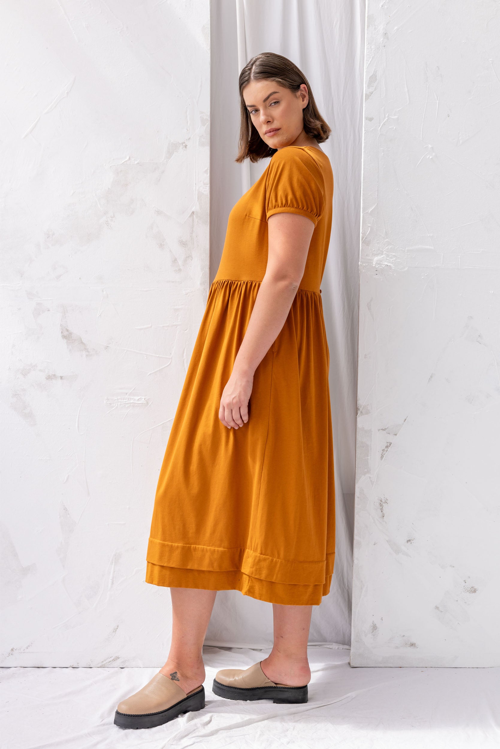 River Dress | Rust - ReCreate Clothing