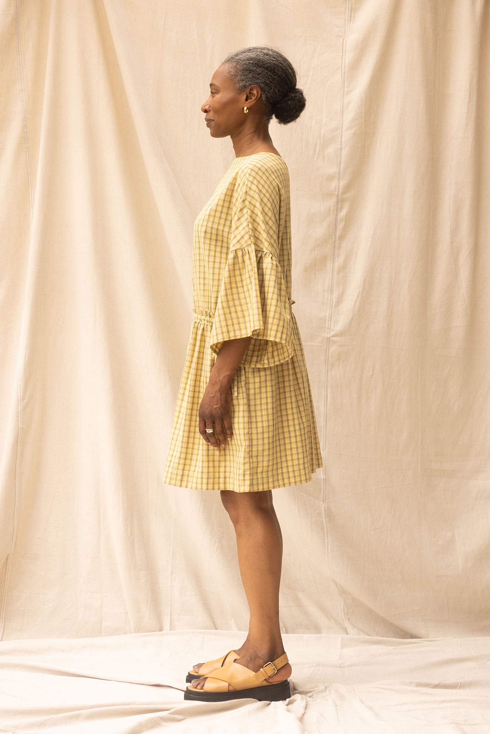 Field Dress | Daisy Check - ReCreate Clothing