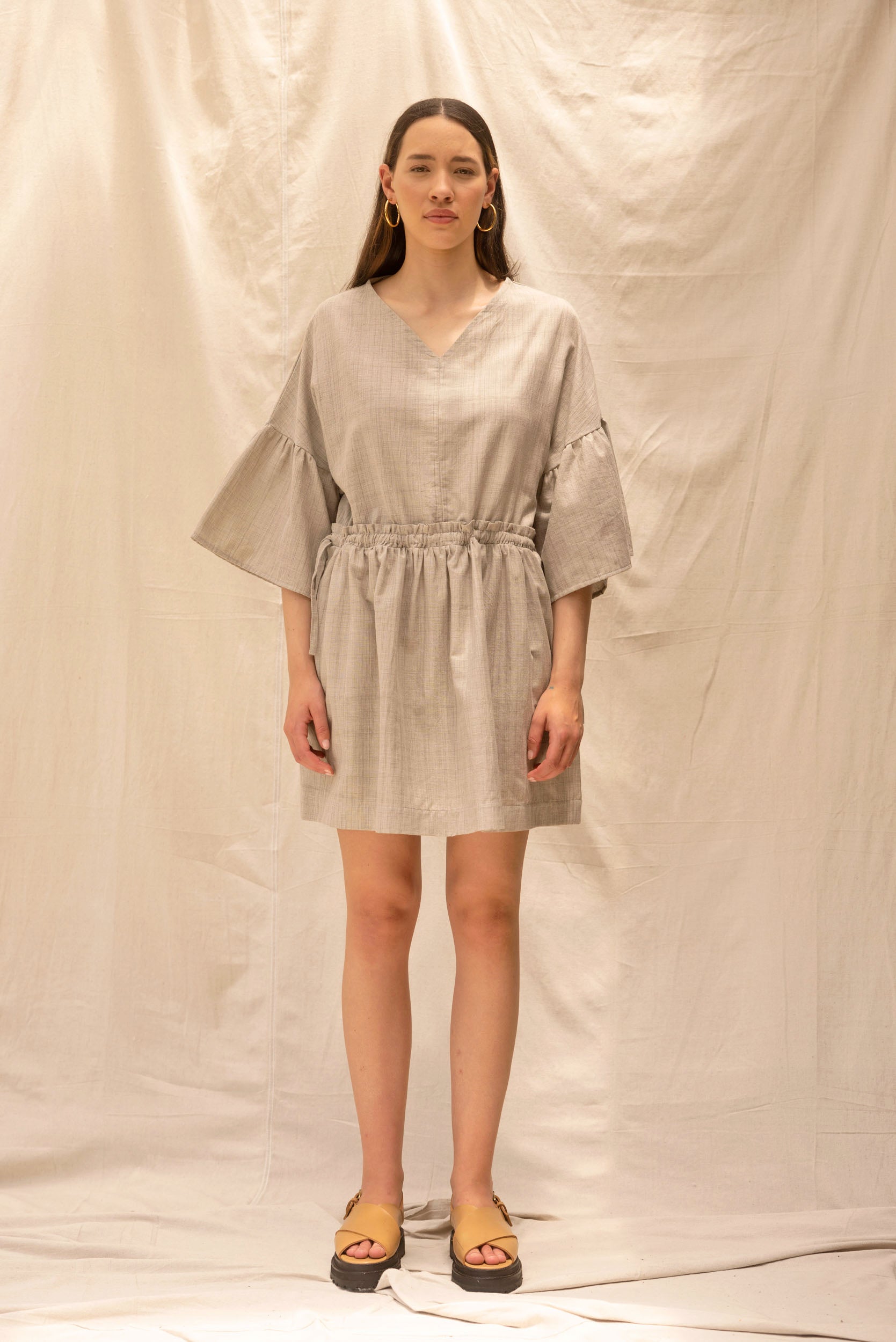 Field Dress | Pebble - ReCreate Clothing