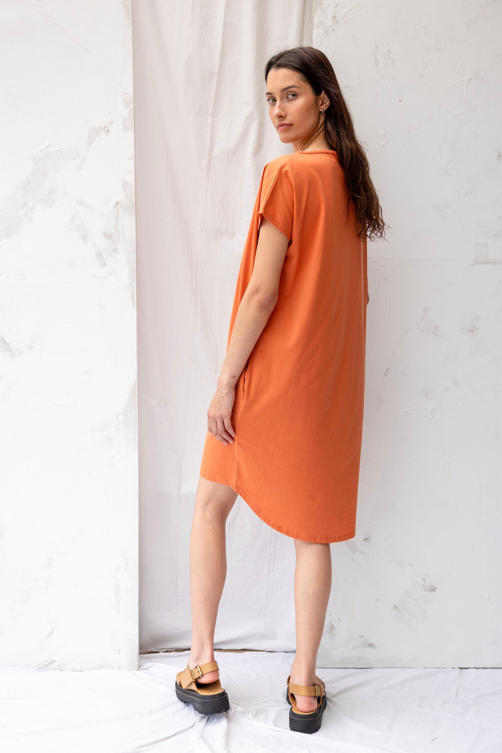 Arc Dress | Terracotta