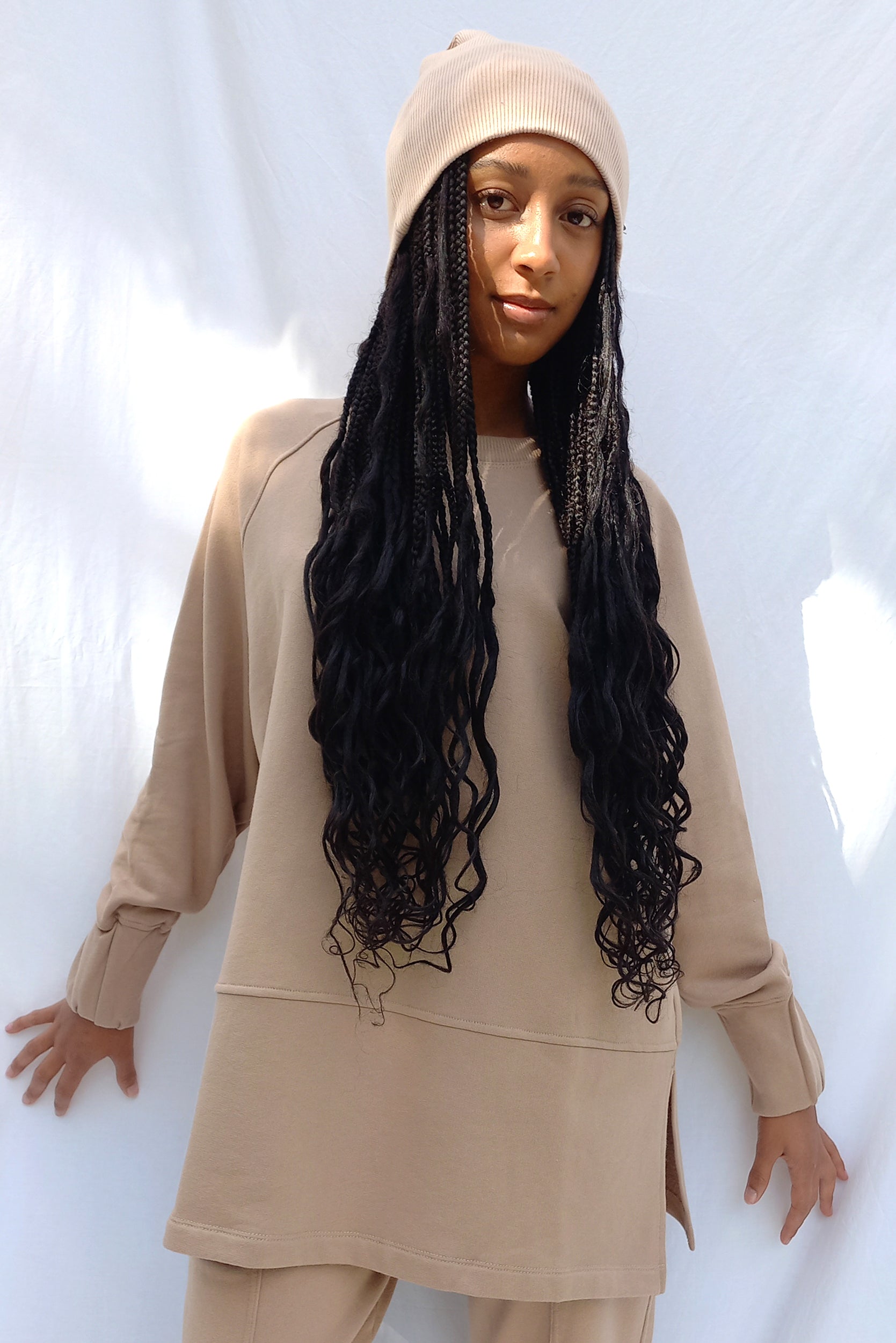 Rib Beanie | Blush - ReCreate Clothing