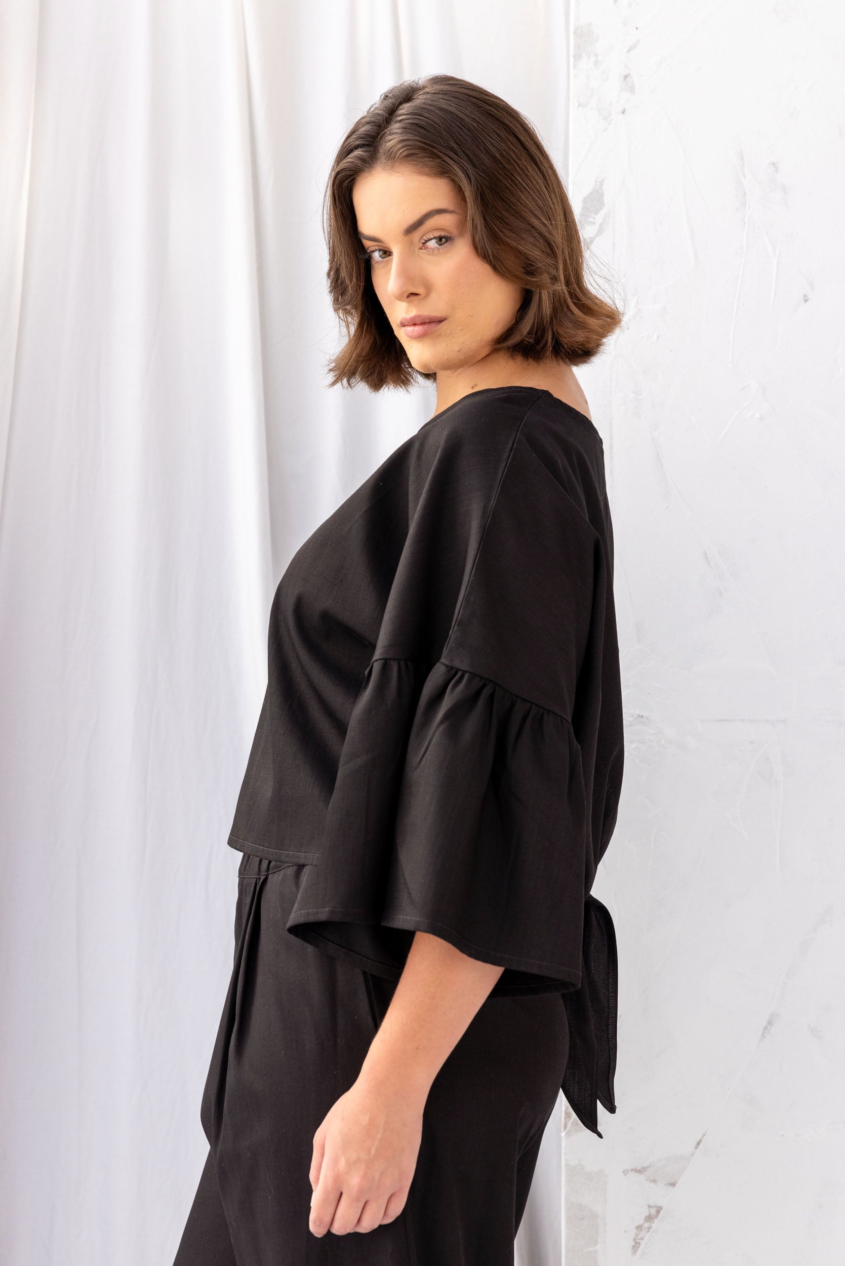 Friday Denim Top | Black - ReCreate Clothing