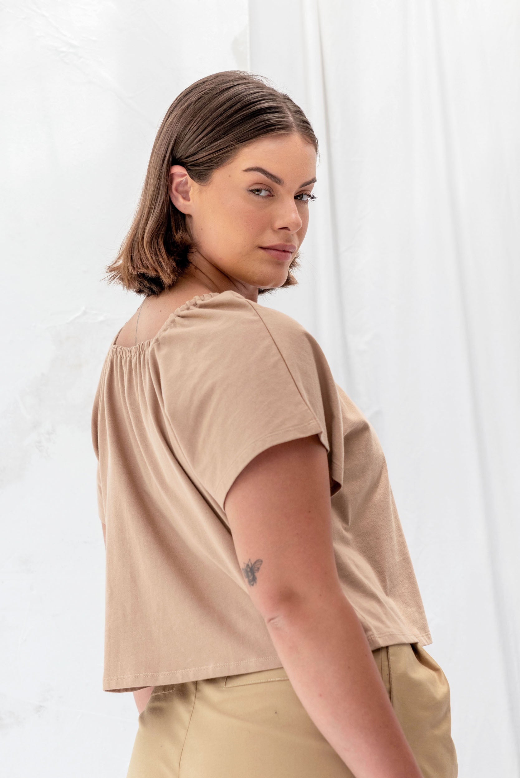 Madison Top | Clay - ReCreate Clothing