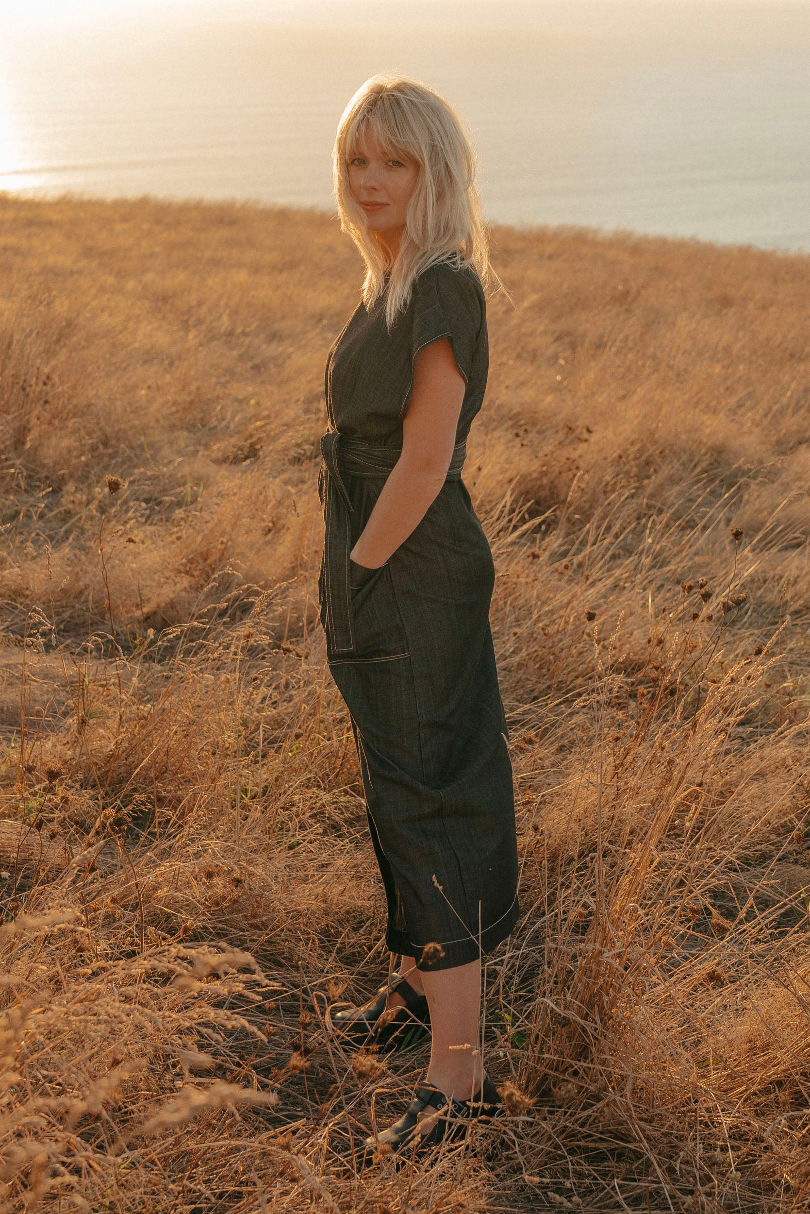 Stella Denim Dress | Midnight