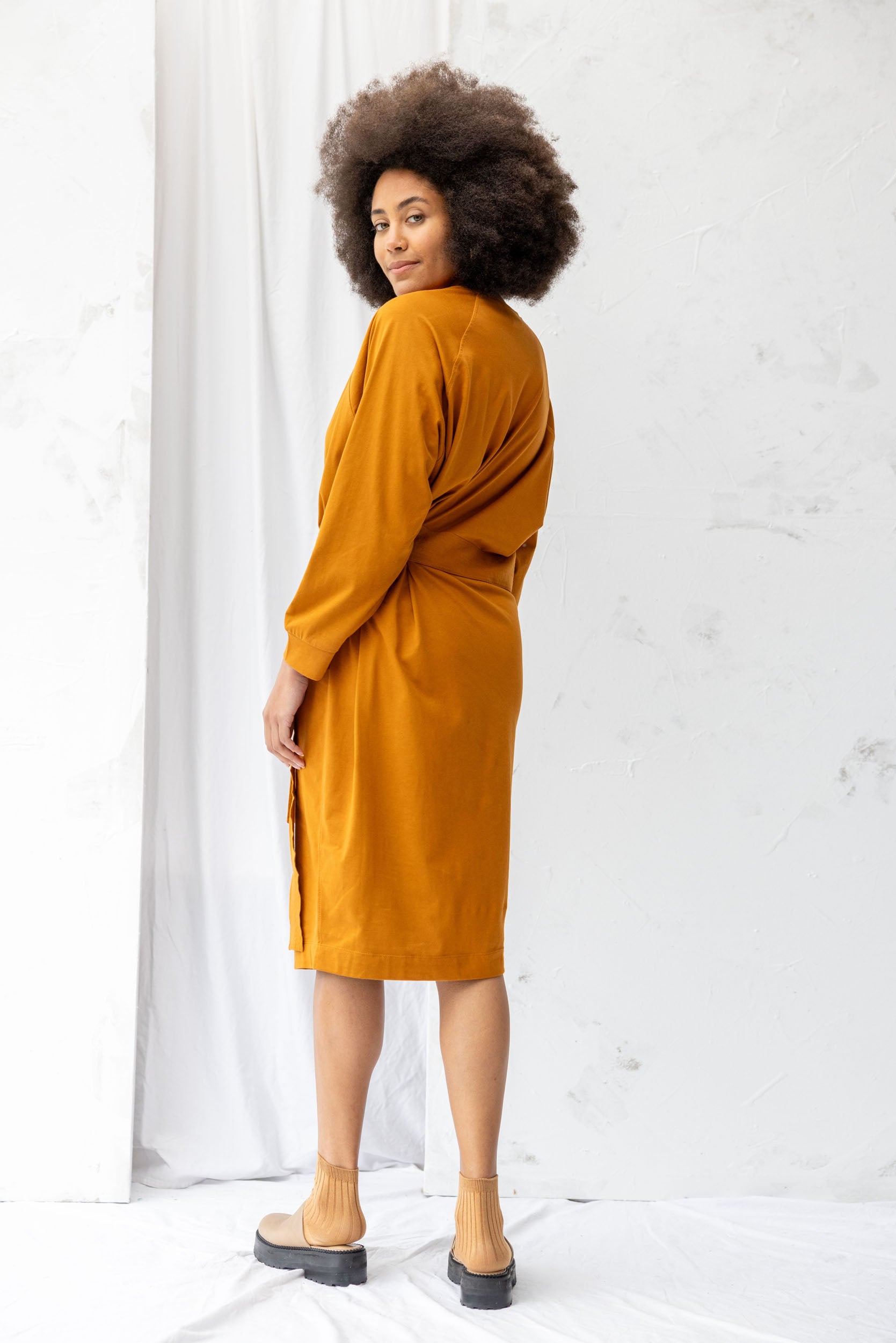 Unbound Dress | Rust - ReCreate Clothing