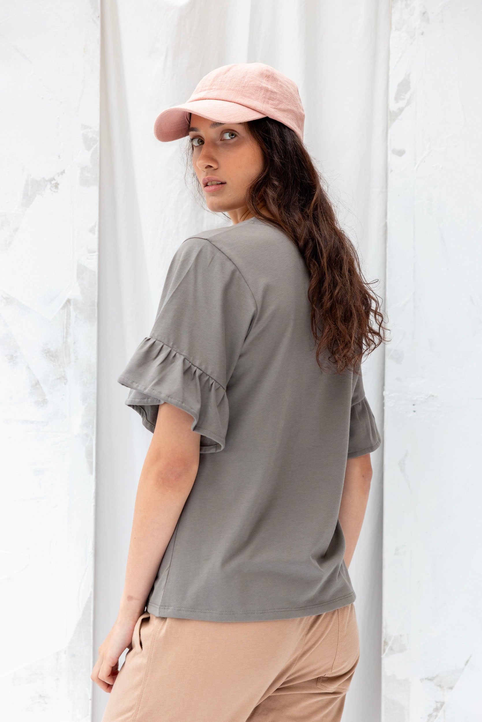 Voyage Top | Grey Sage