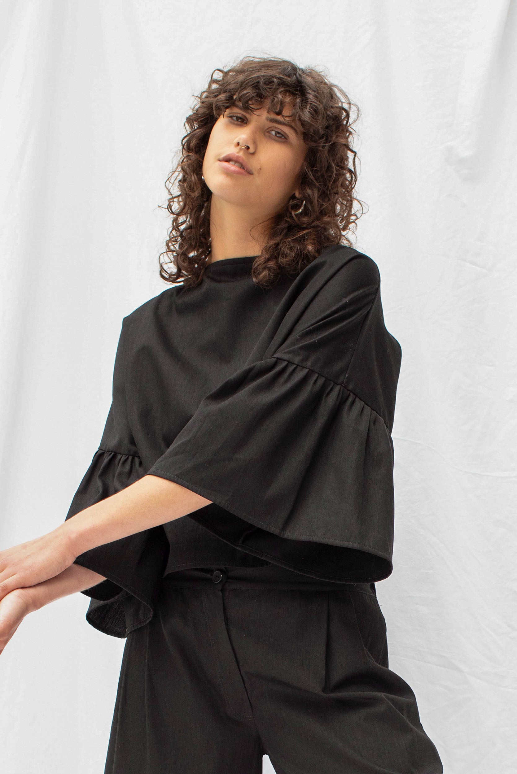 Friday Denim Top | Black - ReCreate Clothing