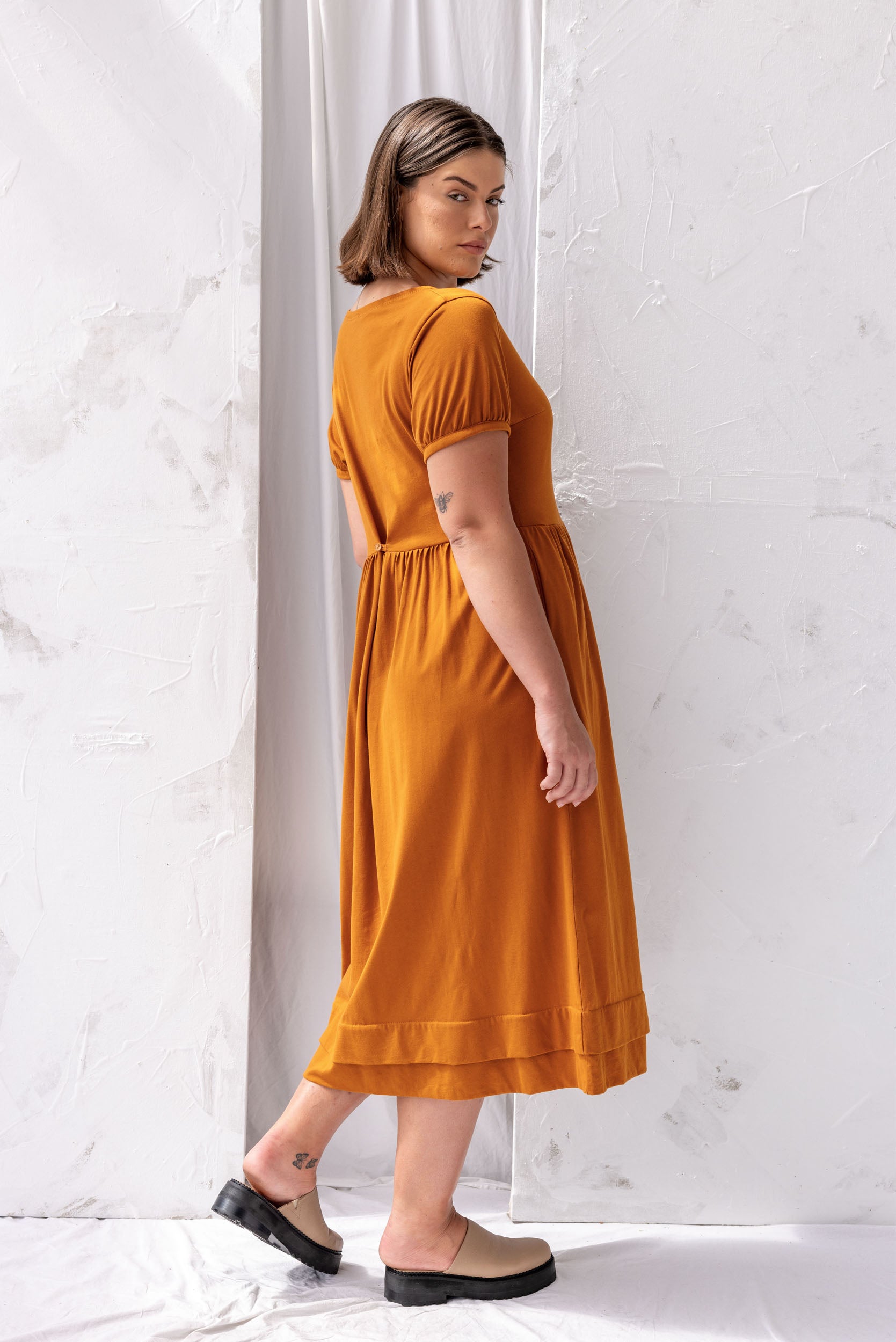 River Dress | Rust - ReCreate Clothing