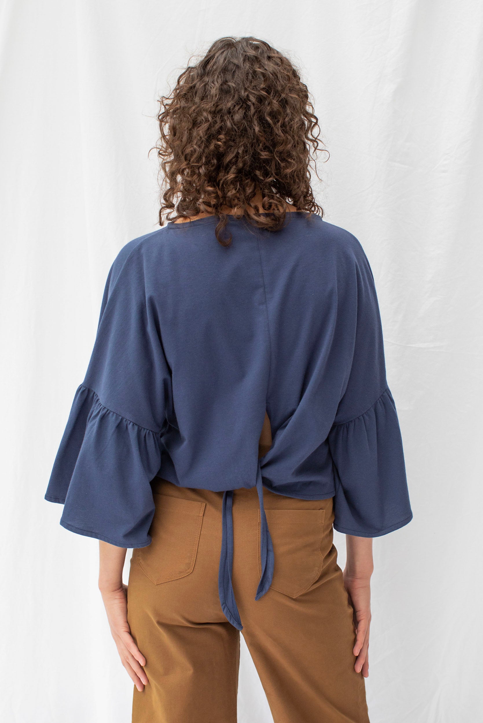 Friday Top | Soft Navy