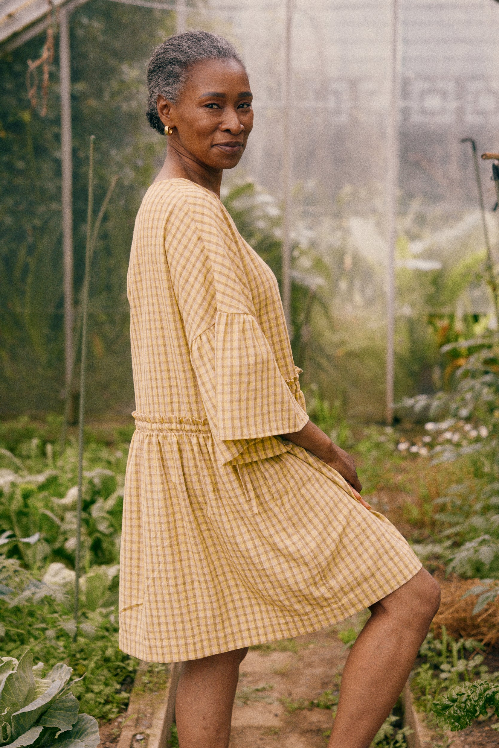 Field Dress | Daisy Check - ReCreate Clothing