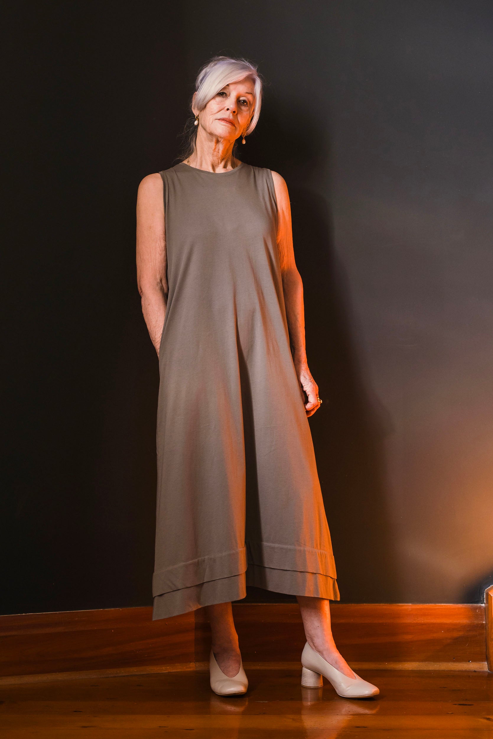 Convoy Dress | Grey Sage