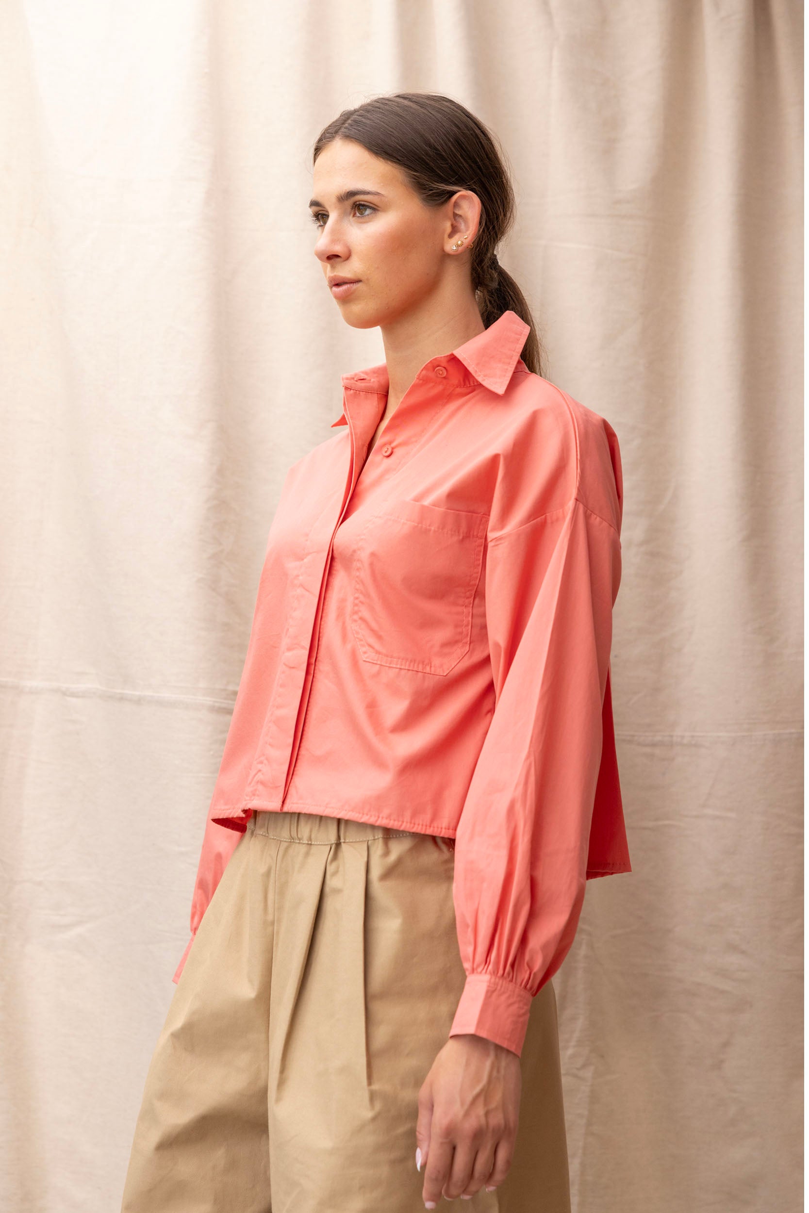 Boxy Shirt | Watermelon - ReCreate Clothing