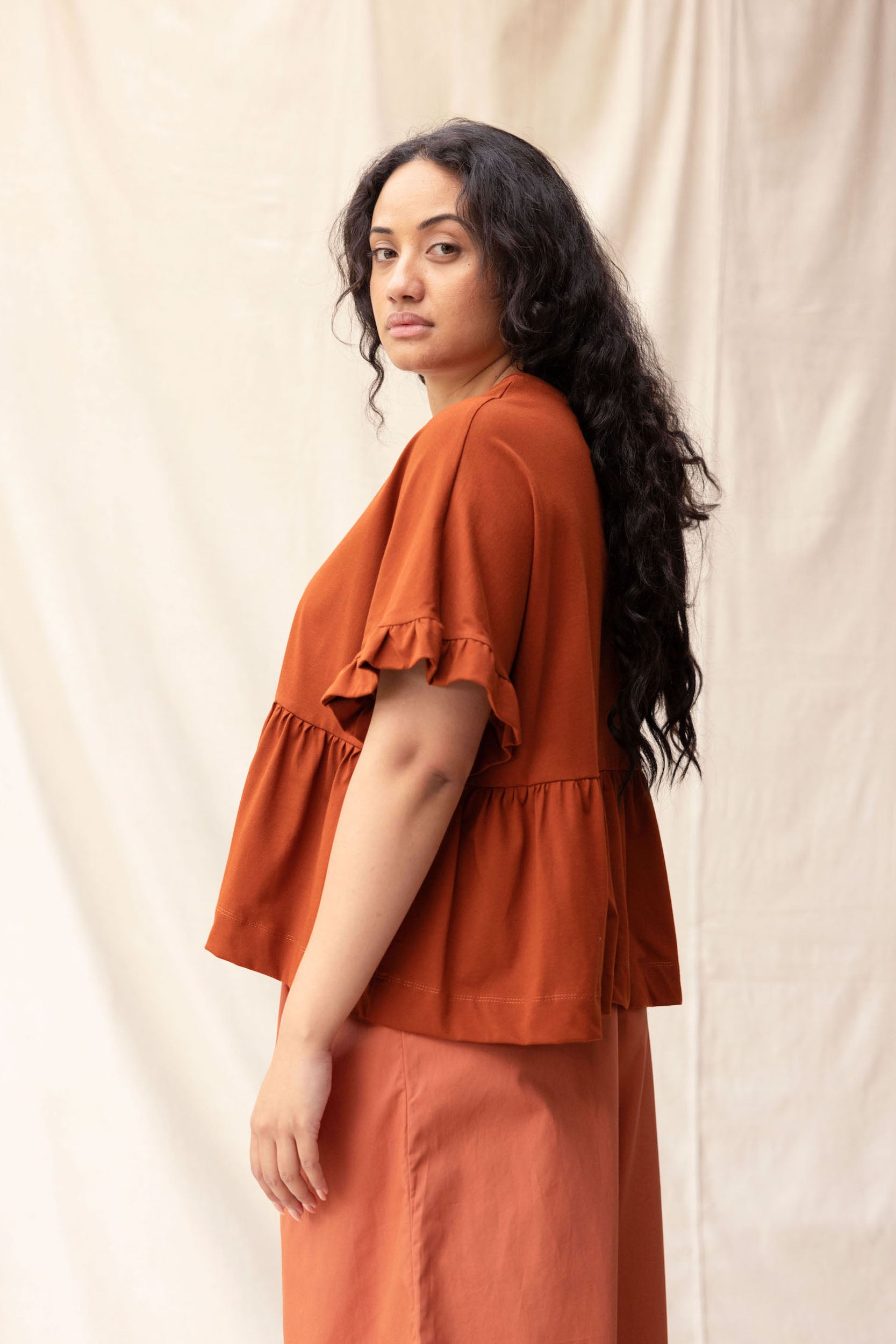 Cascade Top | Chestnut - ReCreate Clothing