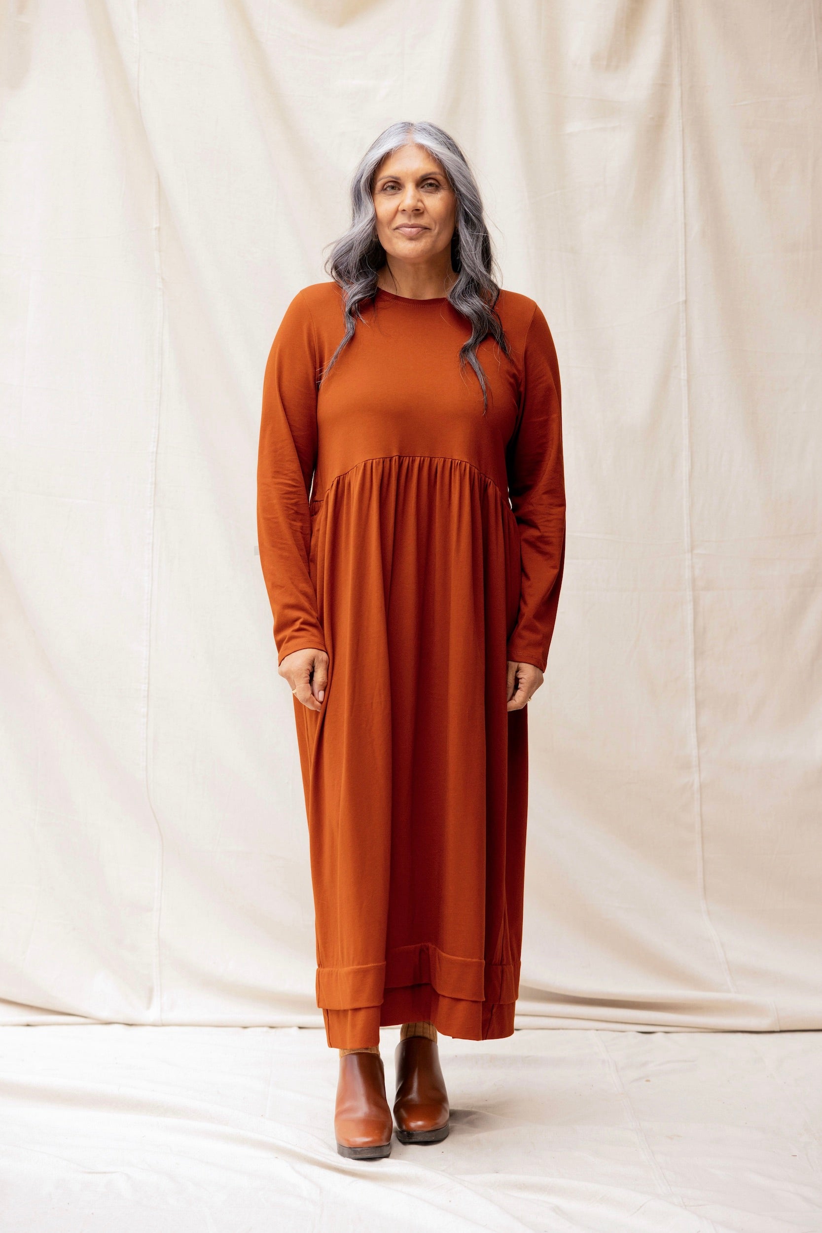 Fennel Dress | Chestnut - ReCreate Clothing