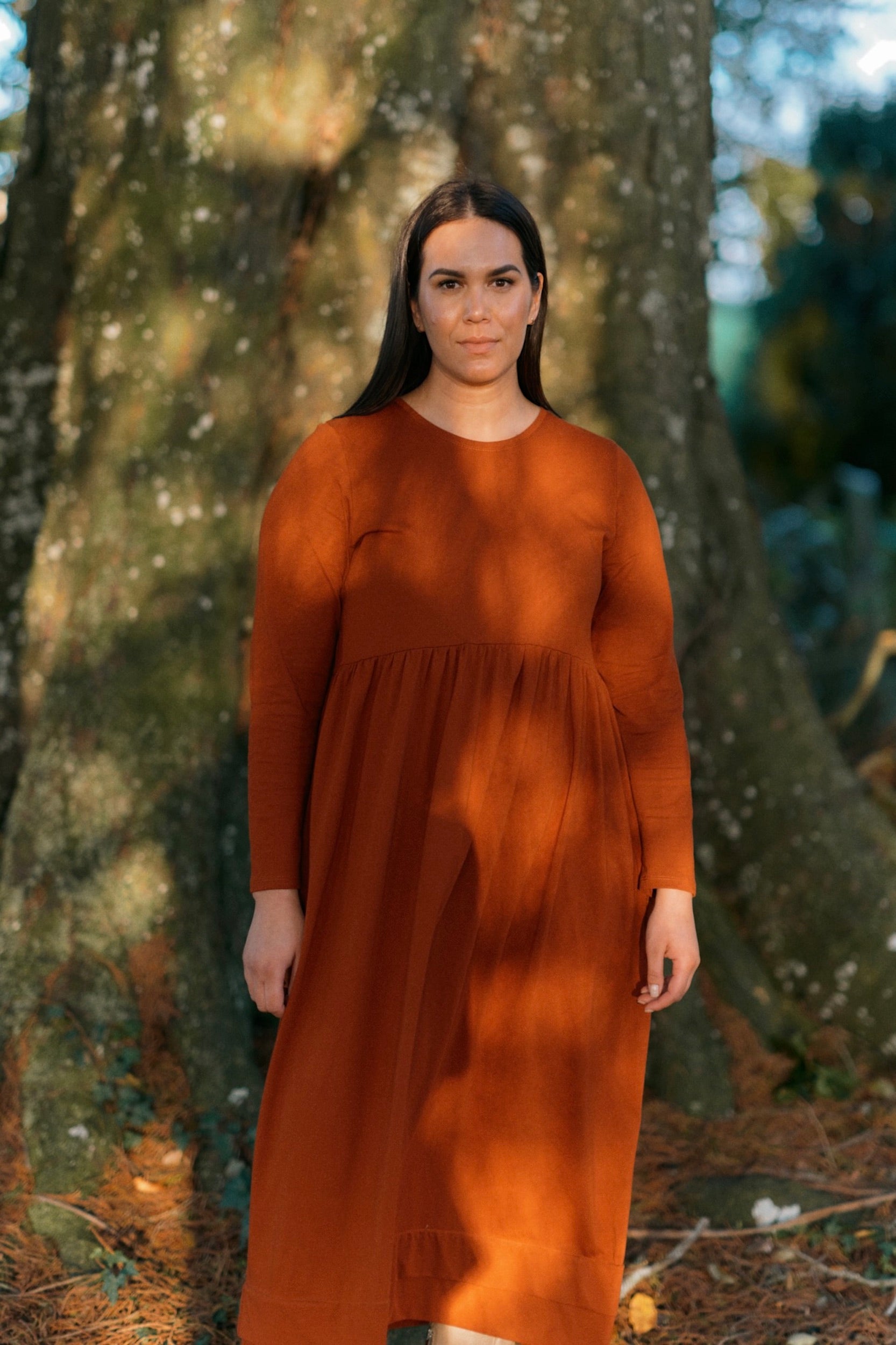 Fennel Dress | Chestnut - ReCreate Clothing