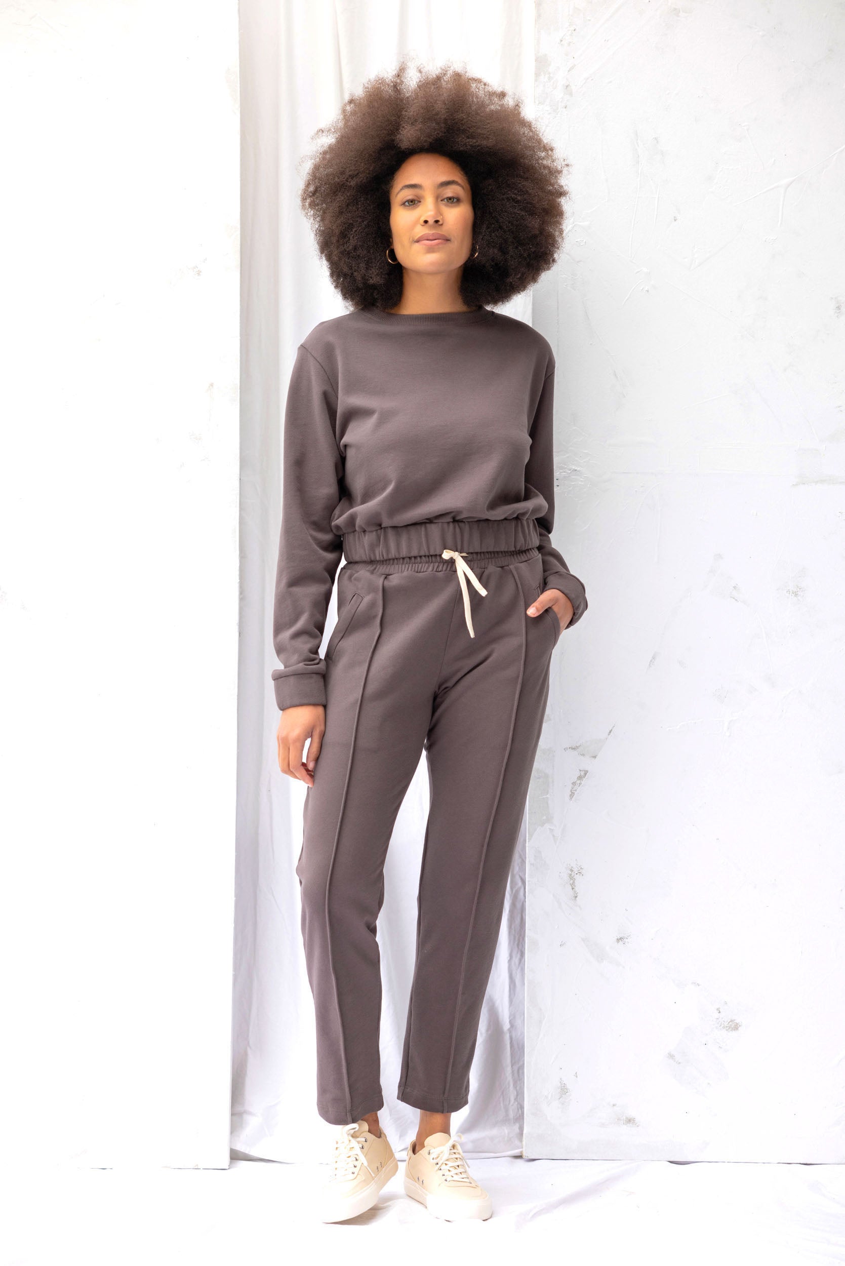 Ivy Sweatshirt | Charcoal - ReCreate Clothing