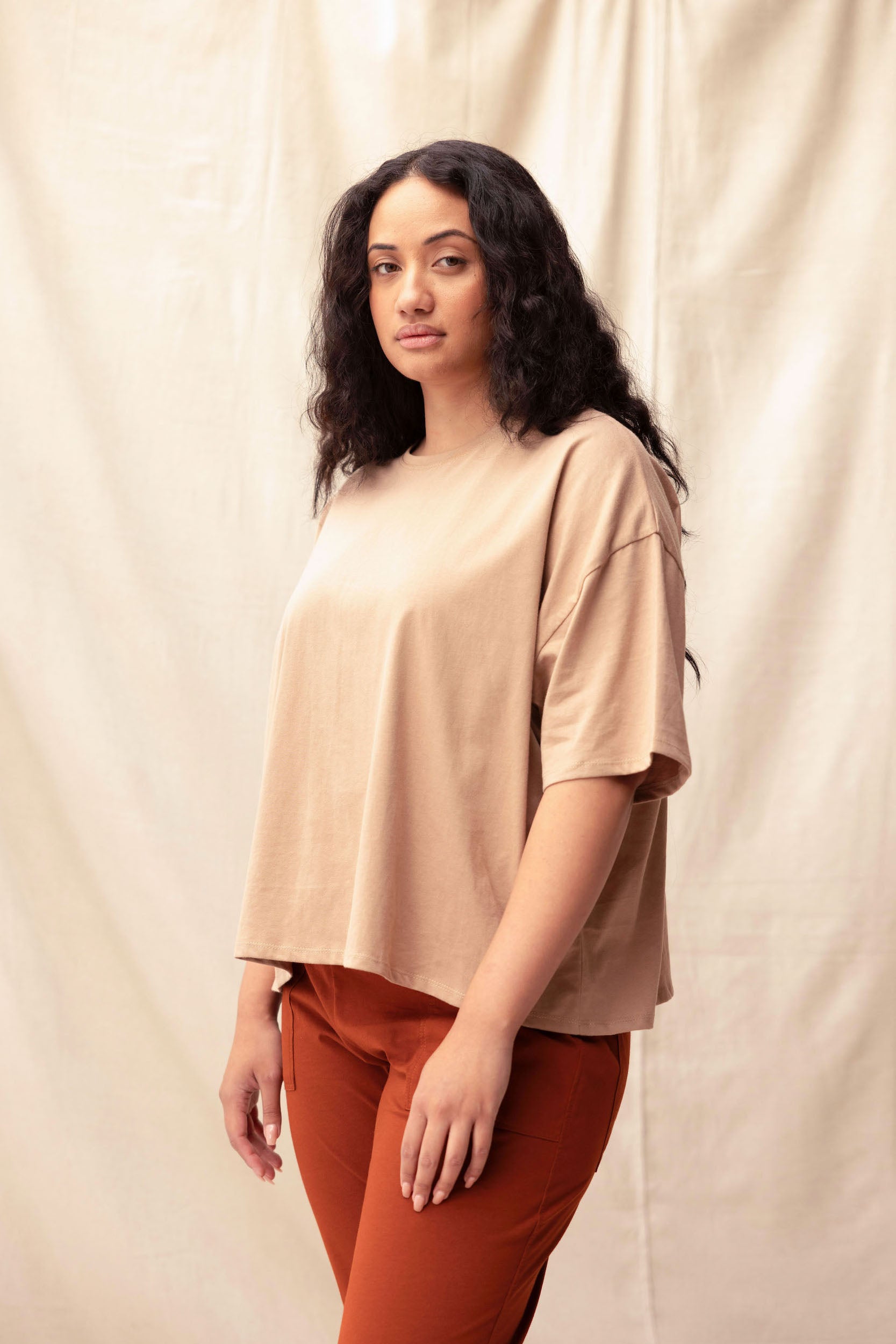 Joy Tee | Clay - ReCreate Clothing