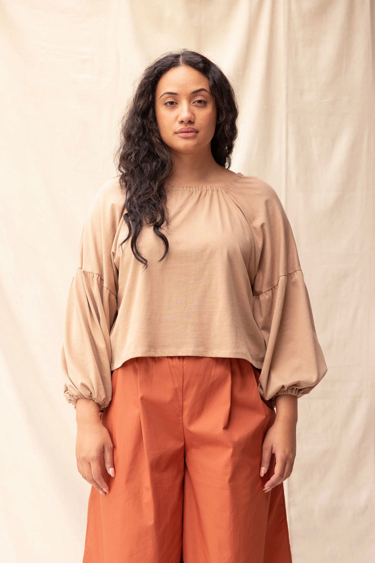 Mahina Top | Clay - ReCreate Clothing