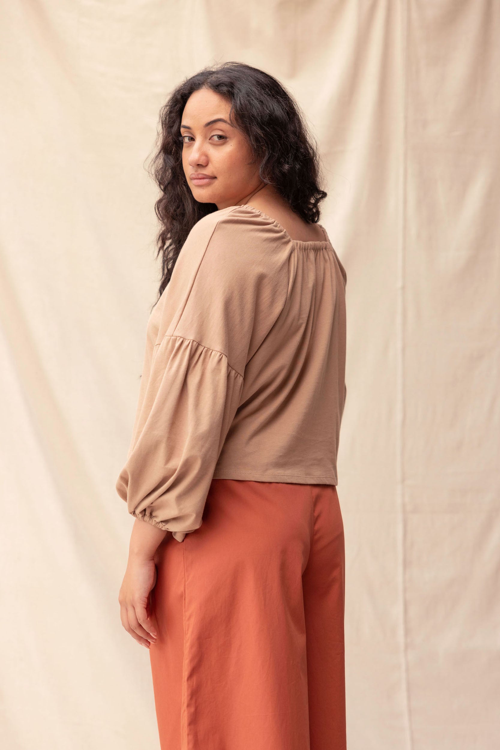 Mahina Top | Clay - ReCreate Clothing