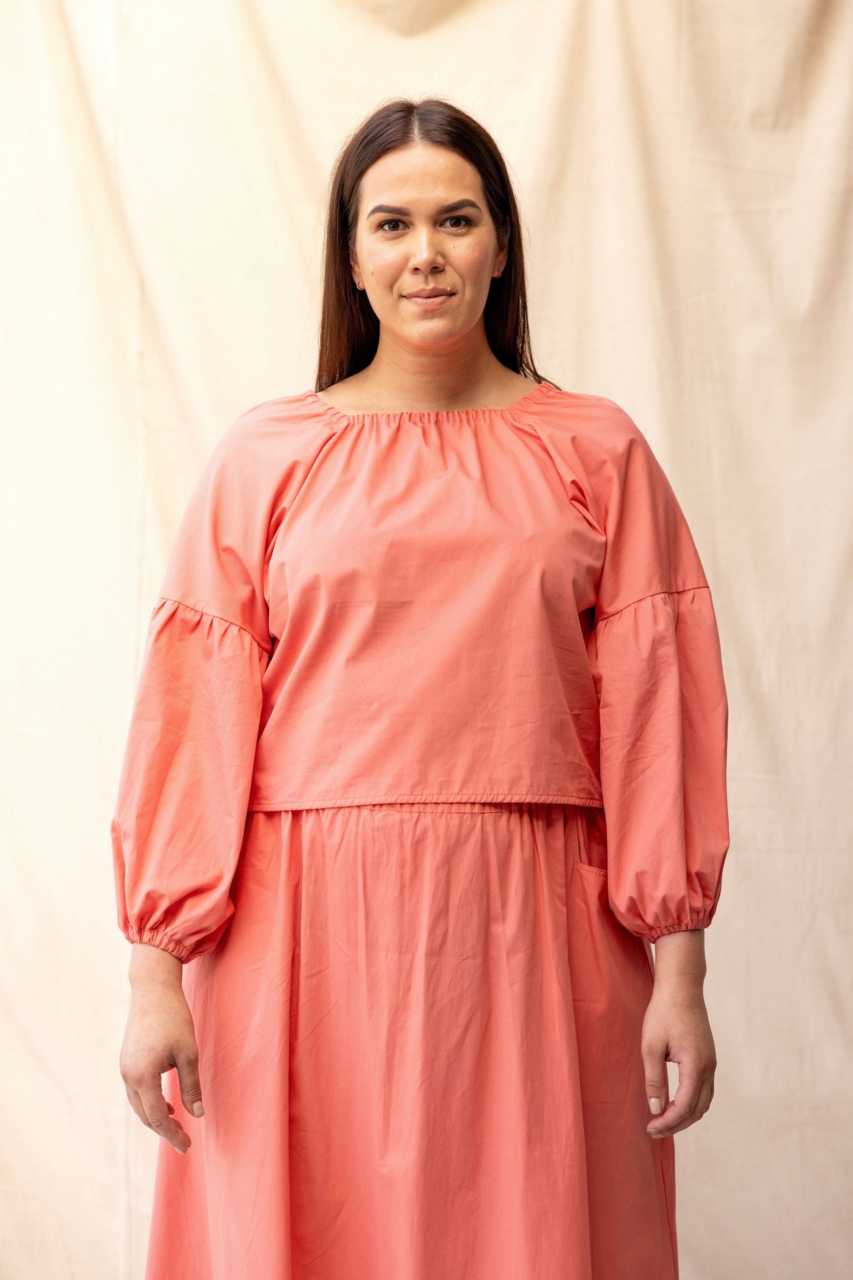 Mahina Top | Watermelon - ReCreate Clothing