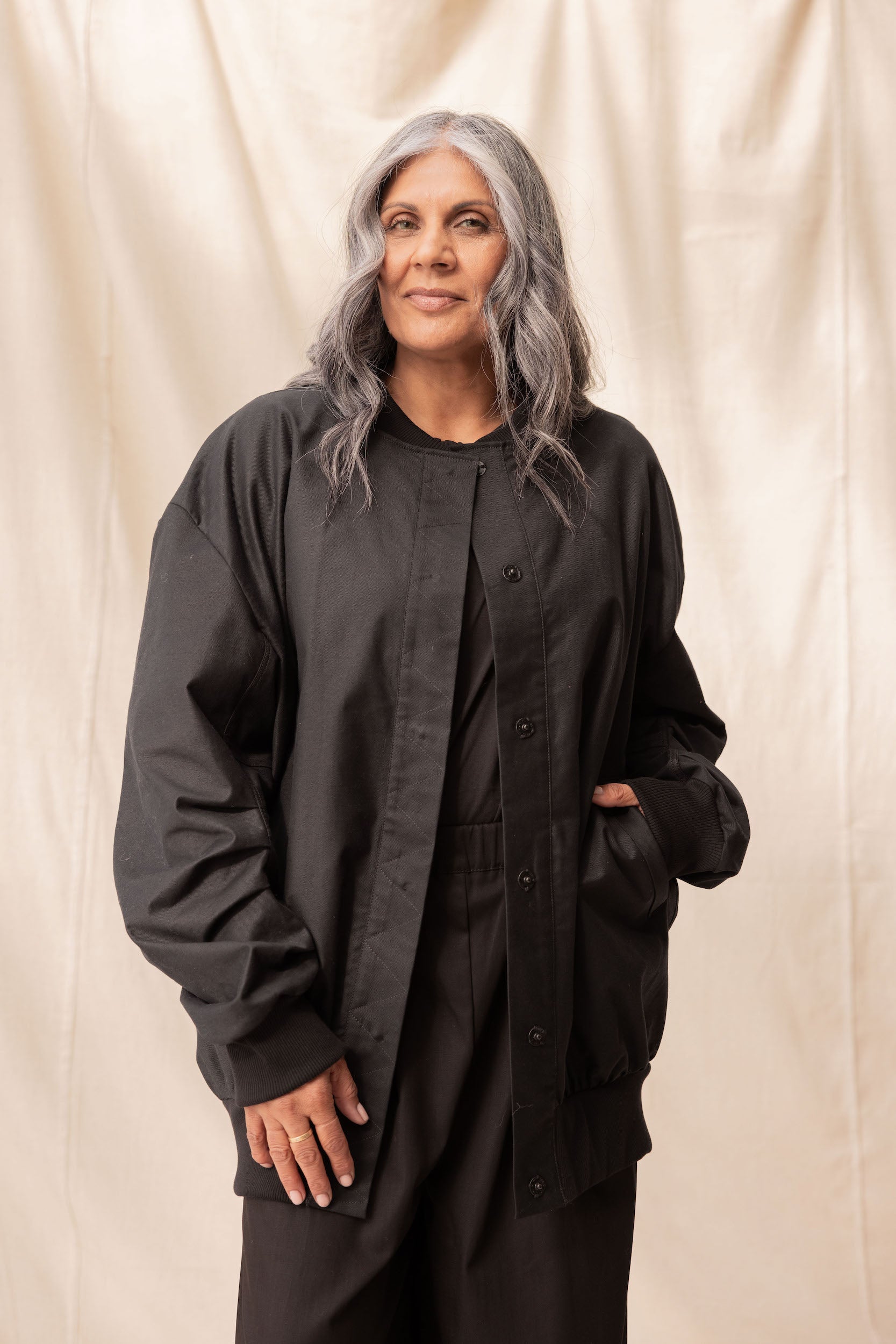 Midi Jacket | Black - ReCreate Clothing