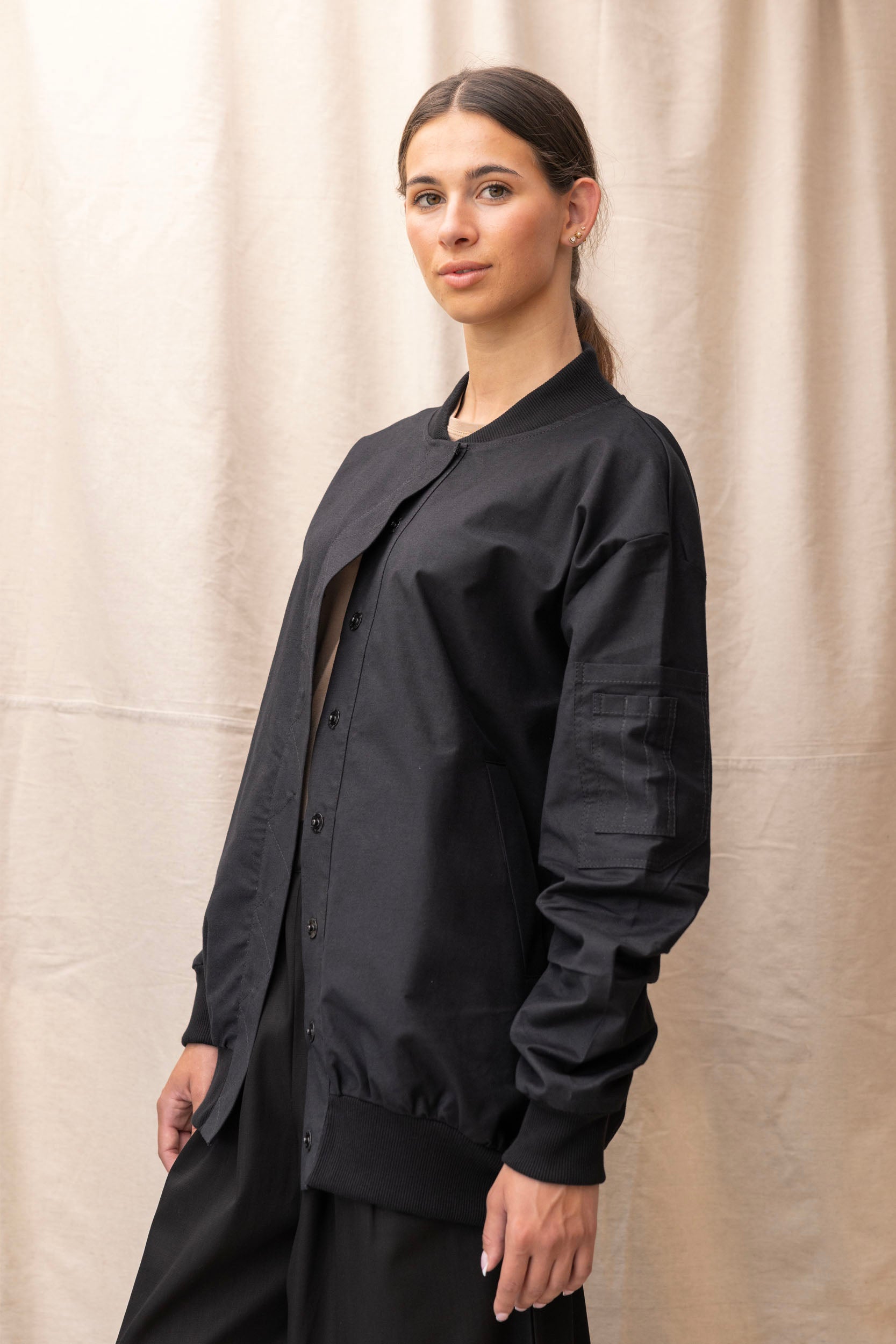 Midi Jacket | Black - ReCreate Clothing