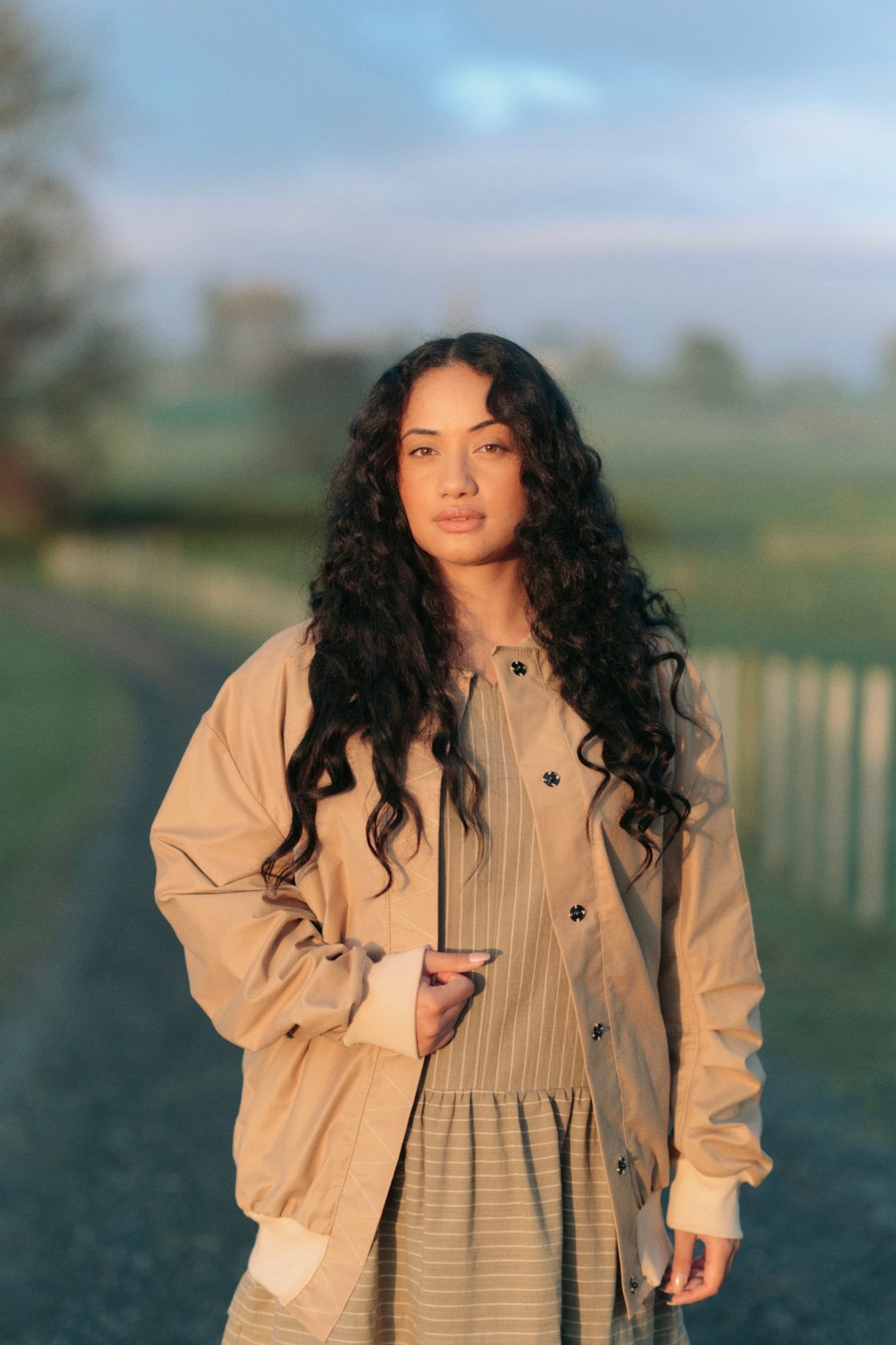 Midi Jacket | Tan - ReCreate Clothing