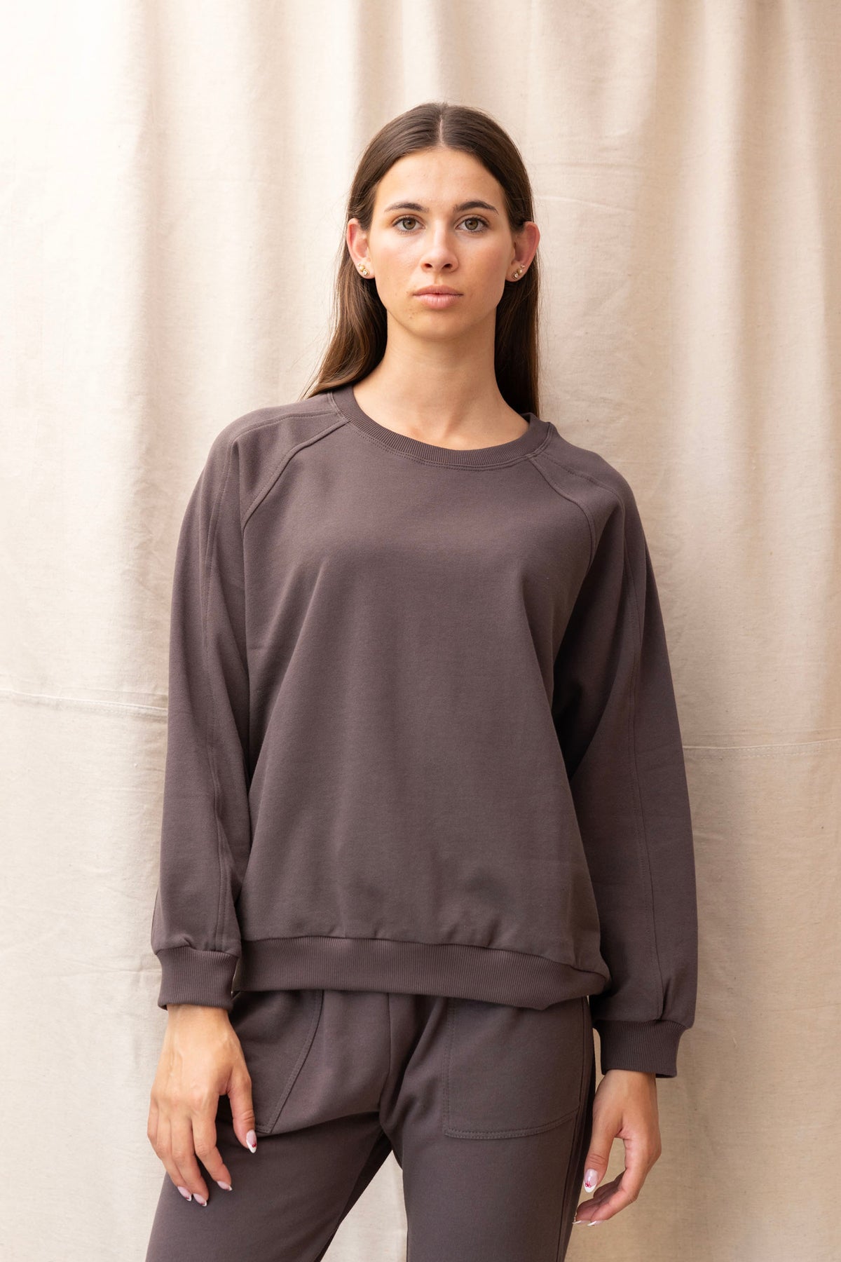 Poplar Sweatshirt | Charcoal - ReCreate Clothing