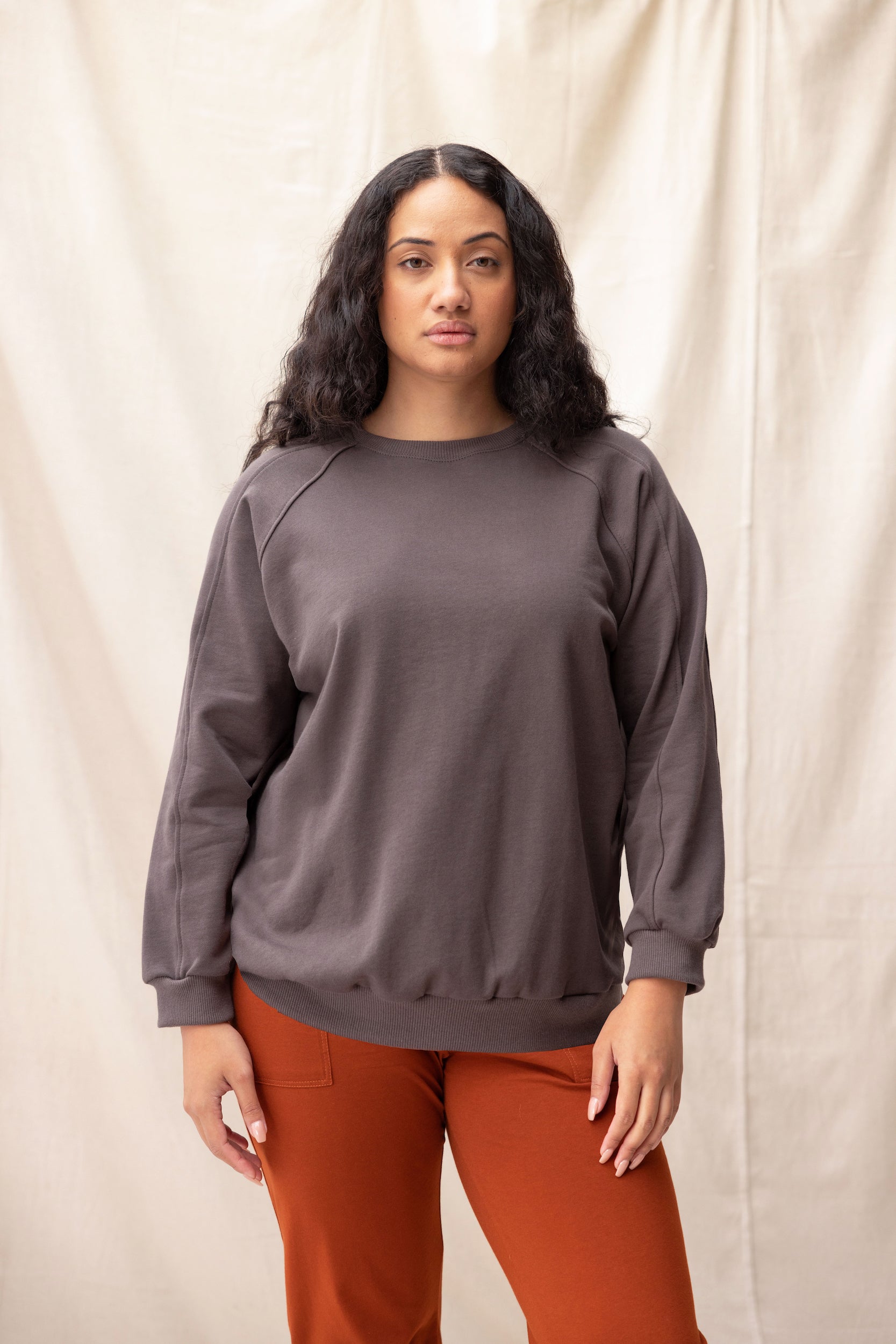 Poplar Sweatshirt | Charcoal - ReCreate Clothing