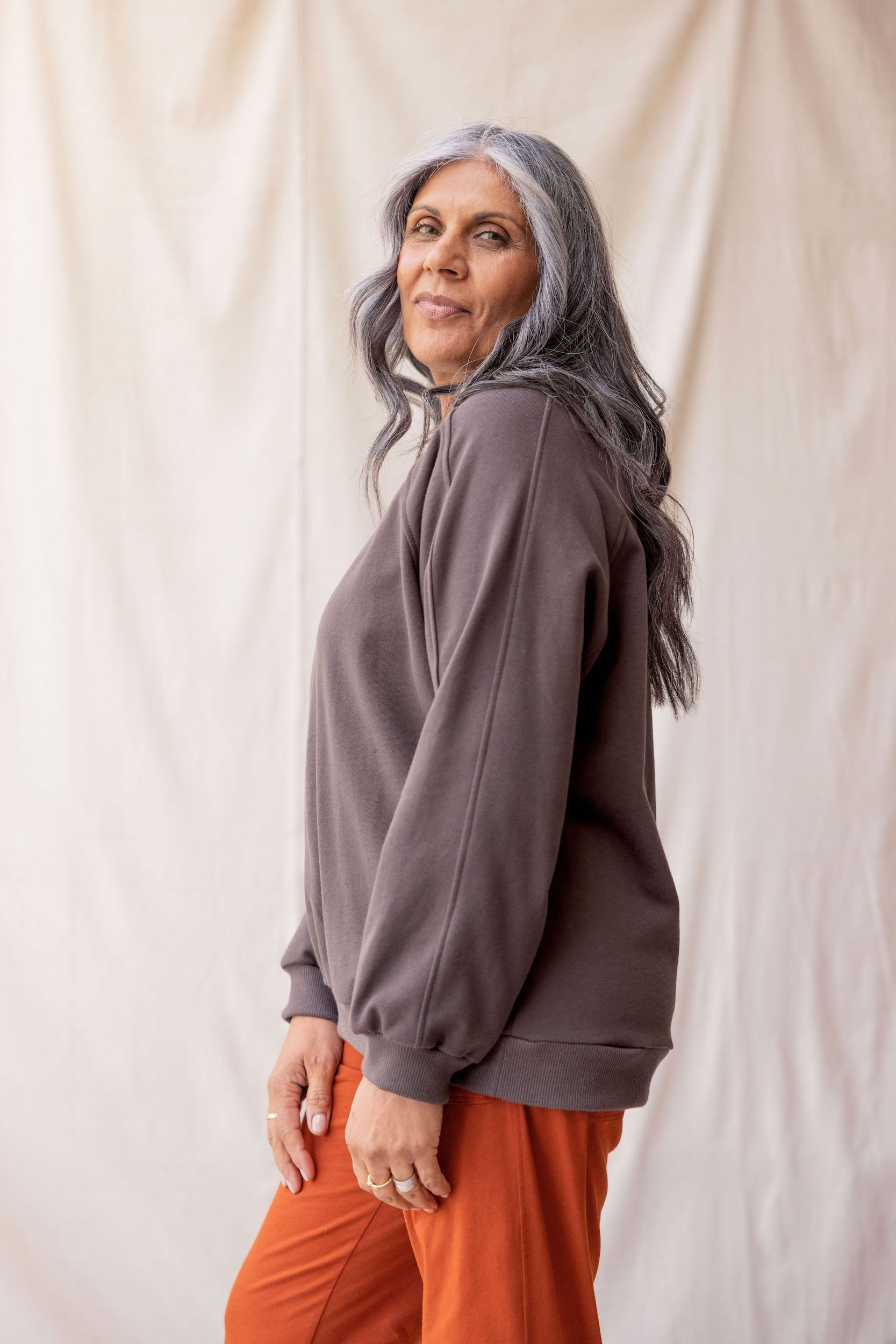Poplar Sweatshirt | Charcoal - ReCreate Clothing