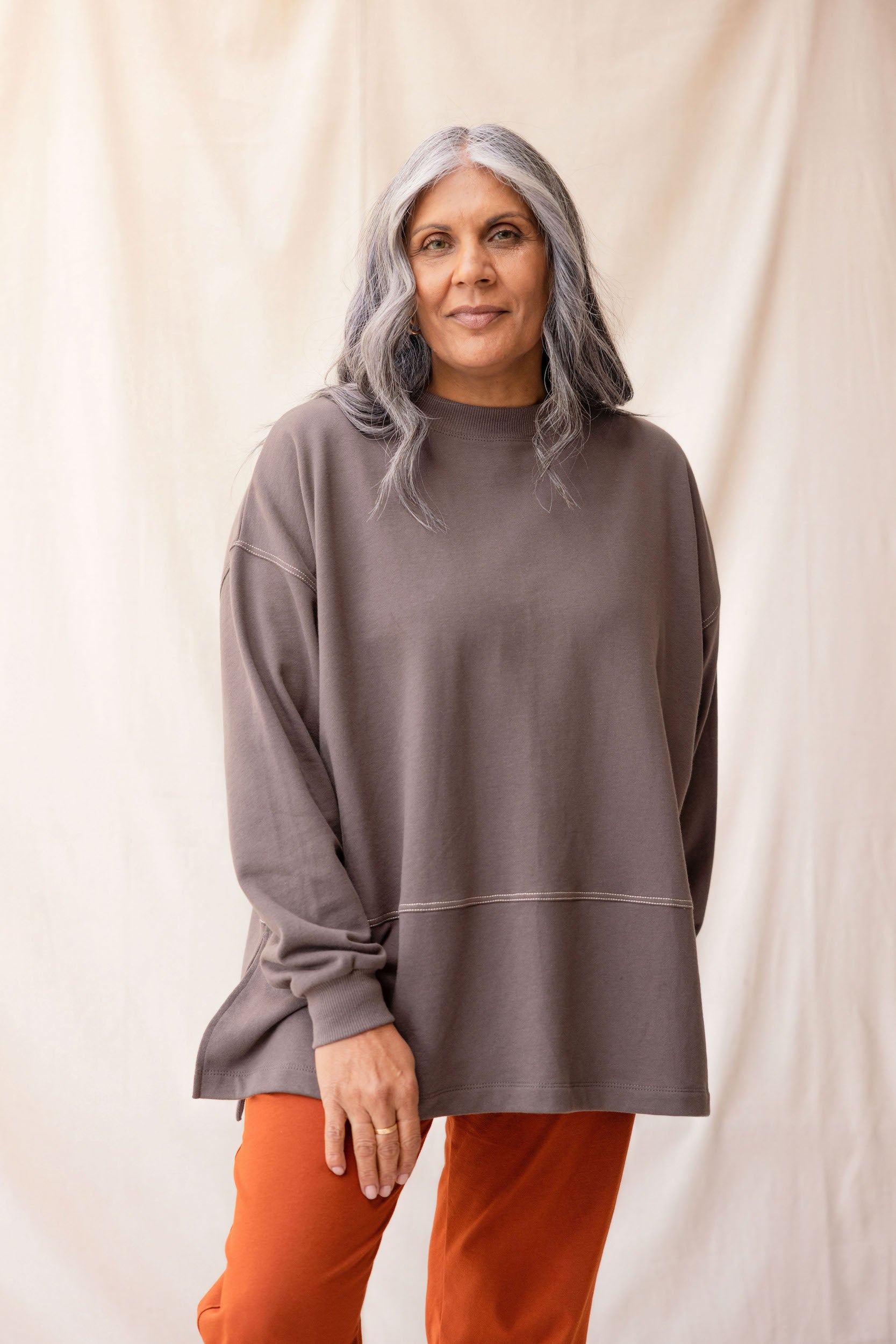 Roam Sweatshirt | Charcoal - ReCreate Clothing